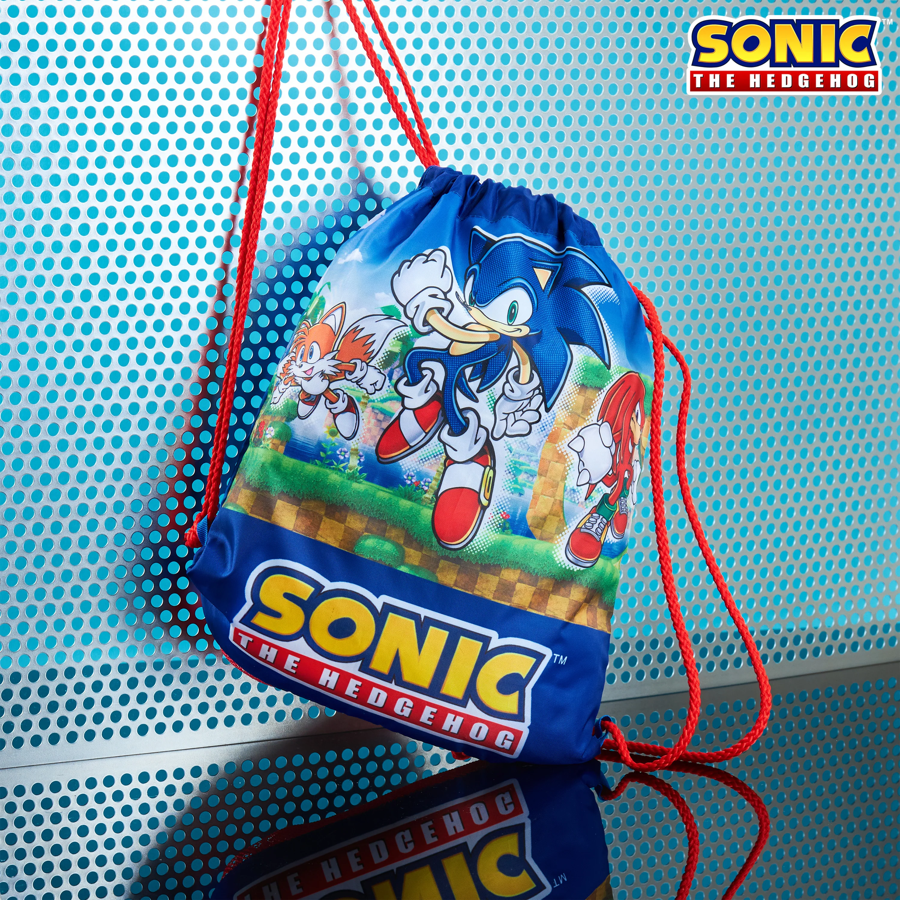 Sonic The Hedgehog Swimming Bag for Kids, Drawstring Bags - Image 2