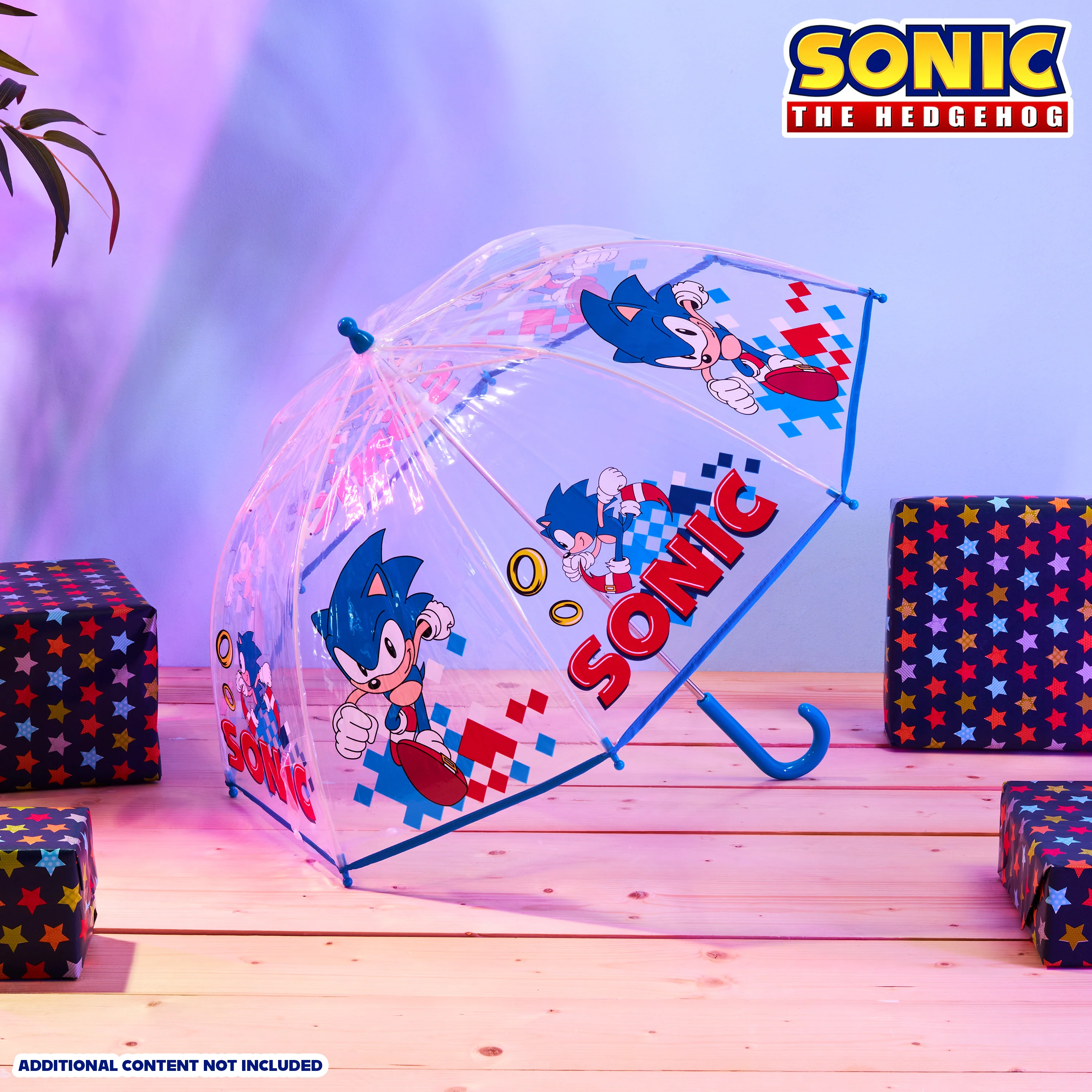 Sonic The Hedgehog Umbrella - Folding Dome Birdcage Kids Umbrella - Image 2