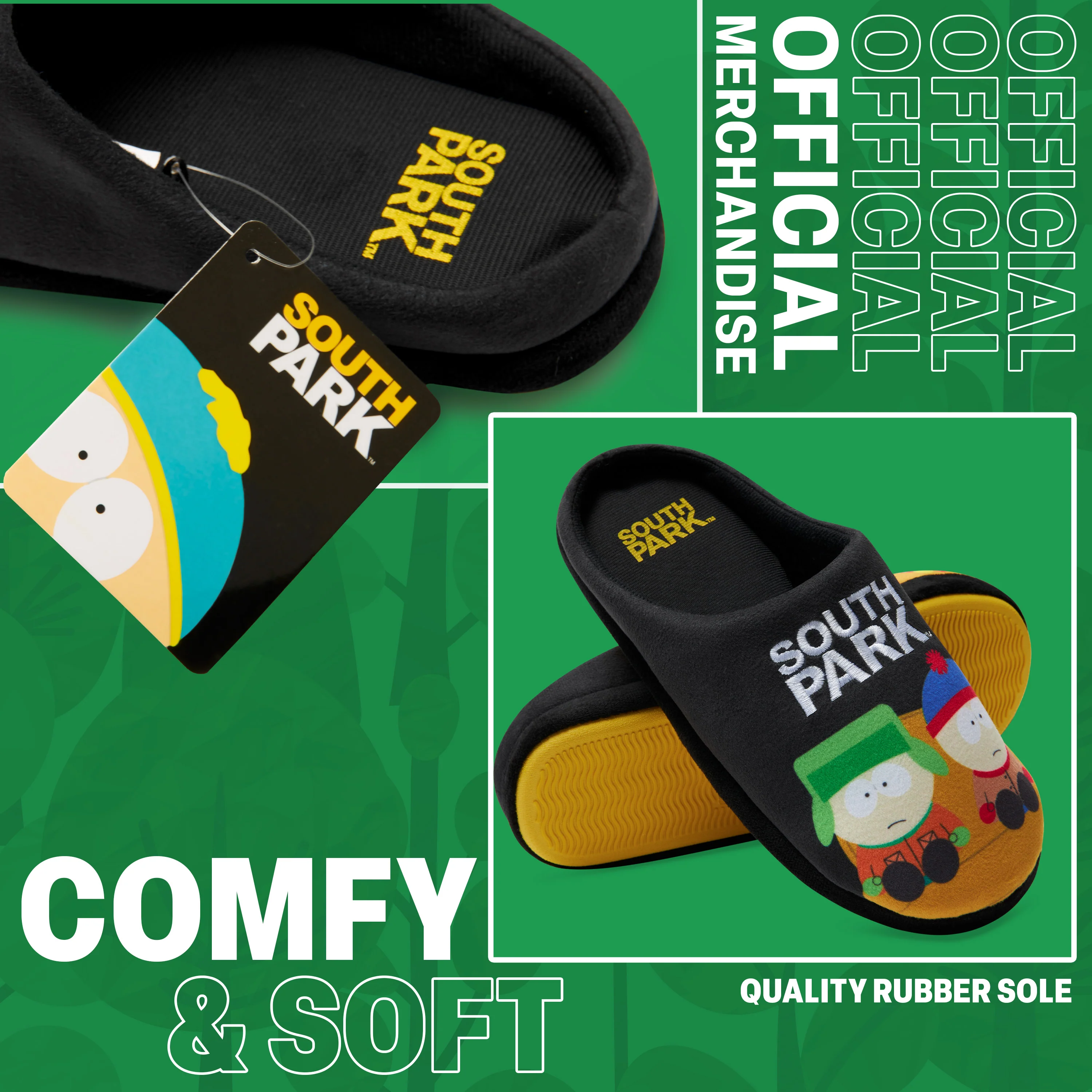 South Park Mens Slippers, Slip On Non Slip Mule House Shoes, Gifts for Men - Image 4