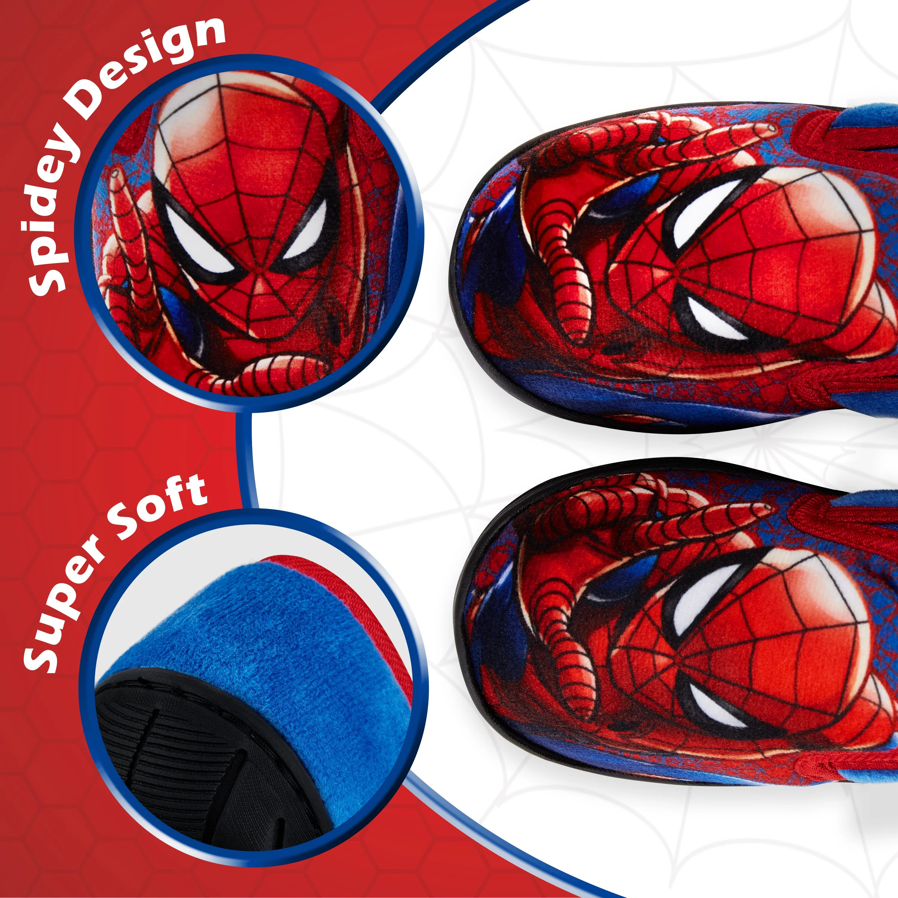 Spiderman Boys Slippers, Official Marvel Avengers Merchandise, Gifts for Kids - Image 3