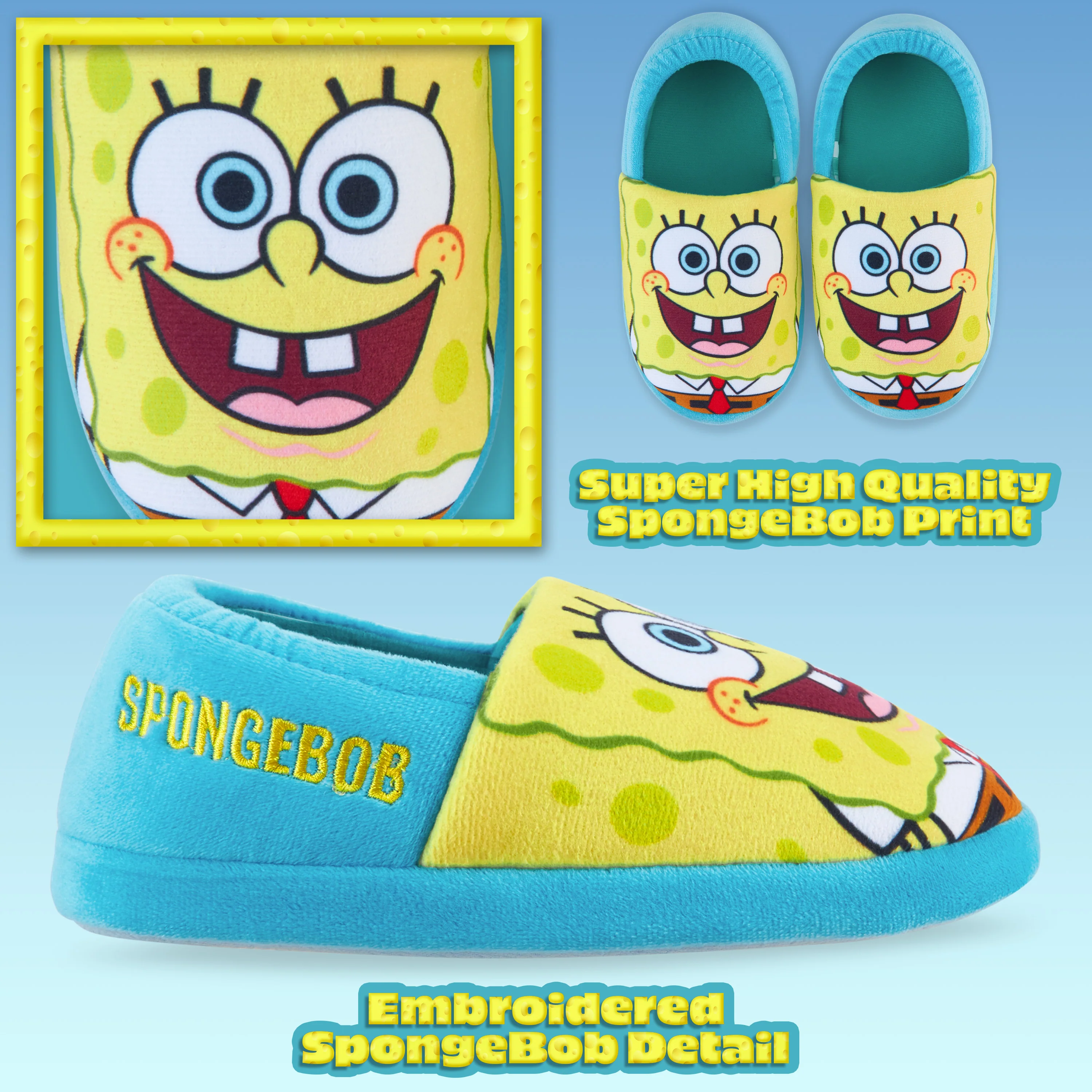 SpongeBob Squarepants Kids Slippers - SpongeBob Squarepants Kids Slippers - Image 4