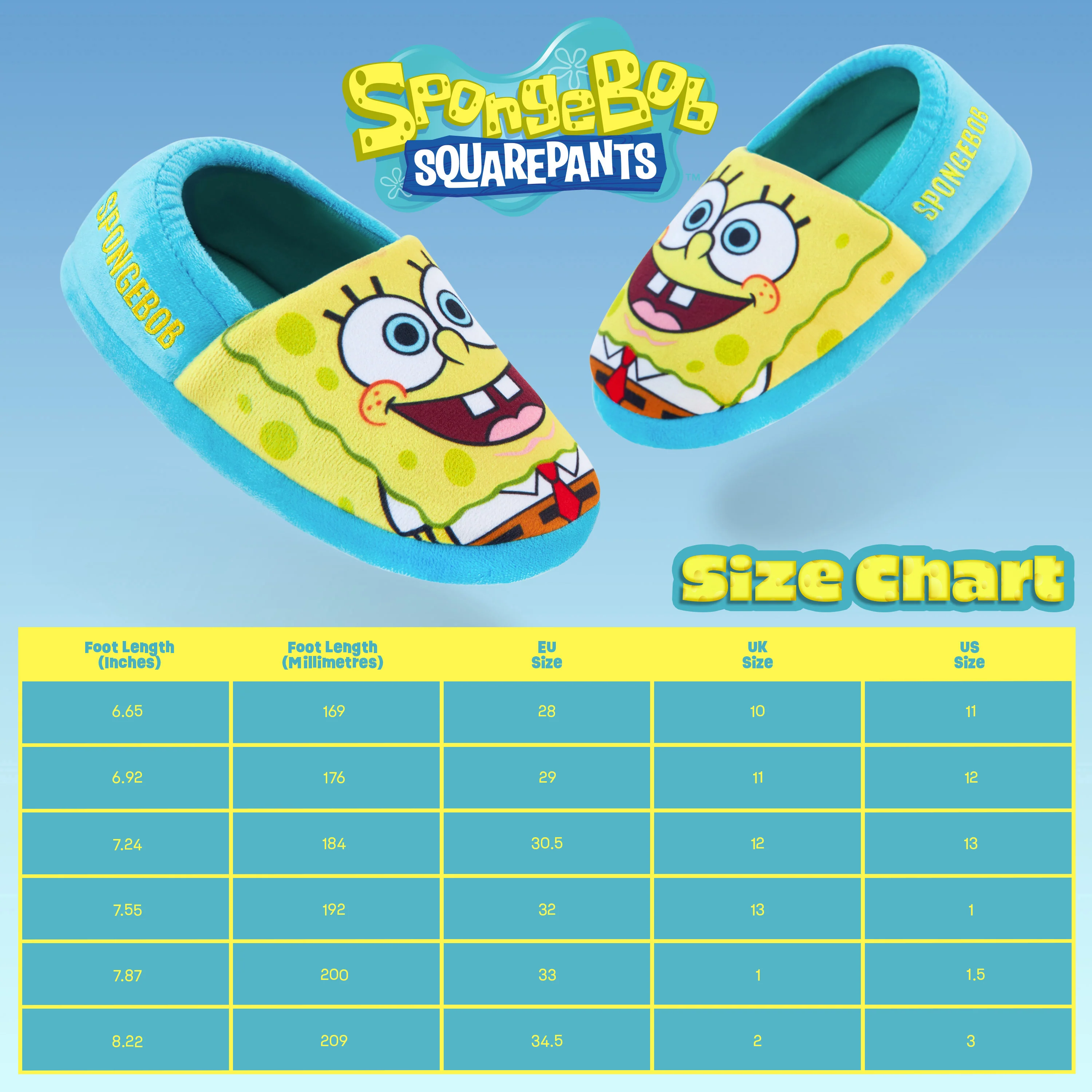 SpongeBob Squarepants Kids Slippers - SpongeBob Squarepants Kids Slippers - Image 7