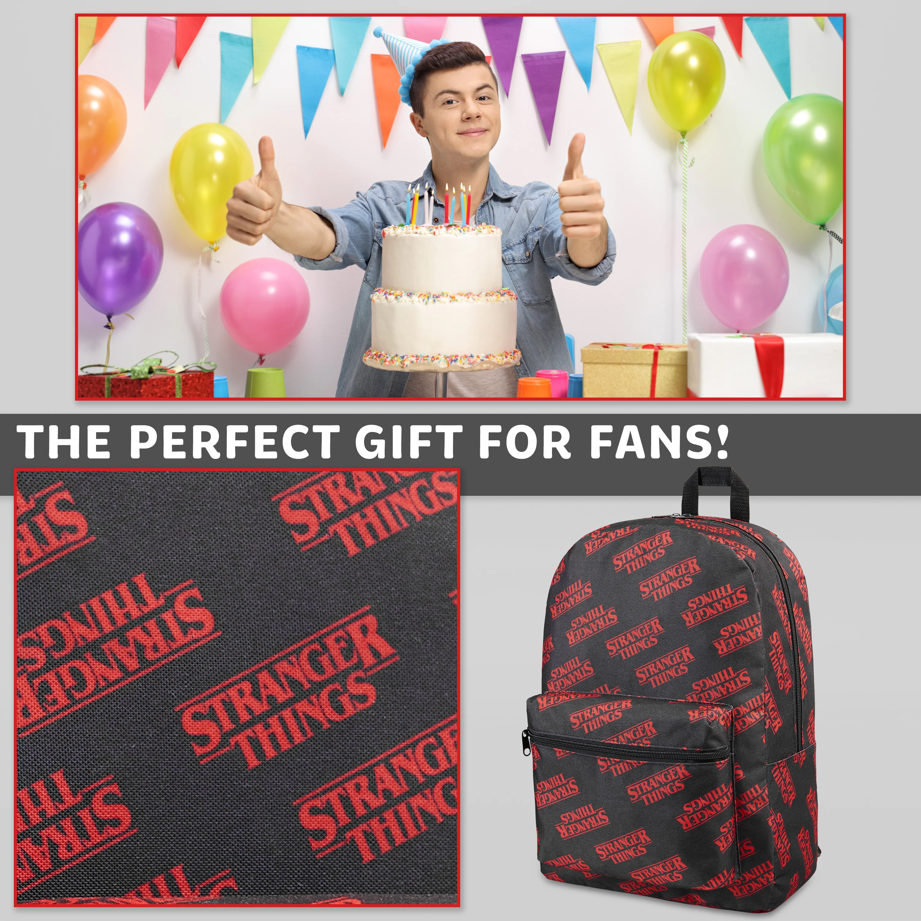Stranger Things Backpack, Official Merchandise - Image 2