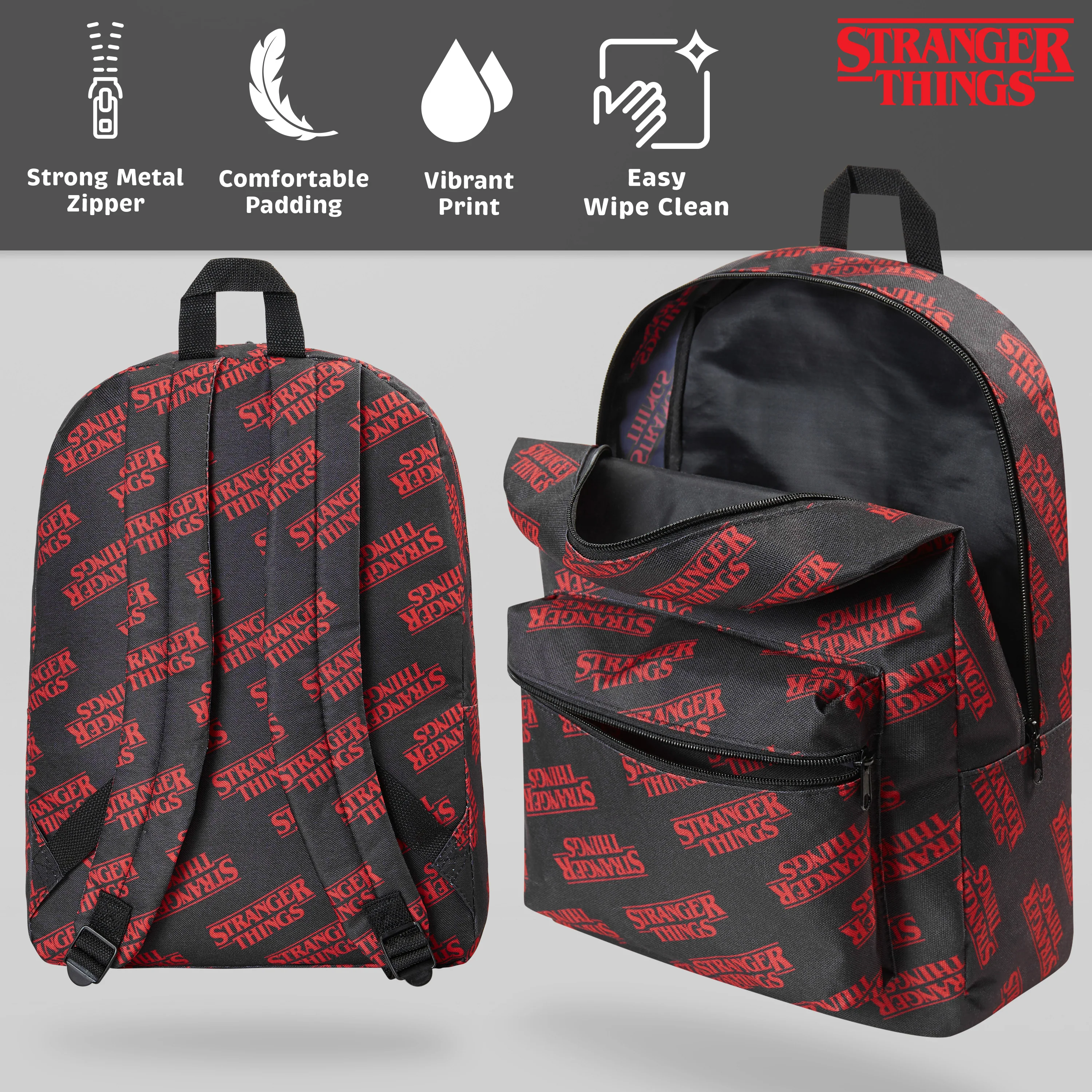 Stranger Things Backpack, Official Merchandise - Image 4
