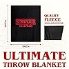 Stranger Things Blanket Throw Bedroom Accessories Fleece Blanket, Hellfire Club Soft Warm Winter Bed Throw 150 x 130cm Official Merch (Red) - Image 3