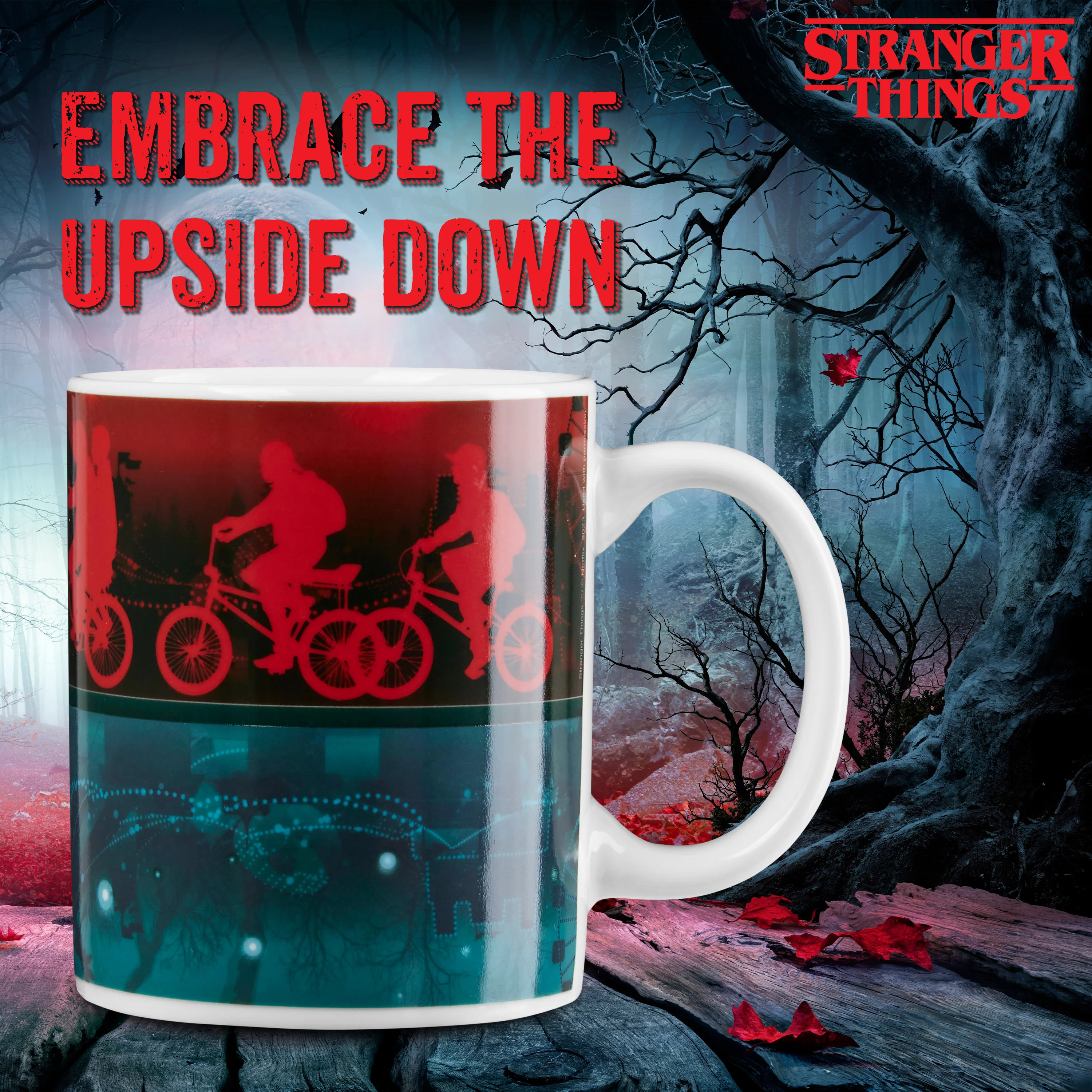 Stranger Things Coffee Mug Adults Teenagers 312ml Ceramic Heat Colour Changing Mug - Image 2