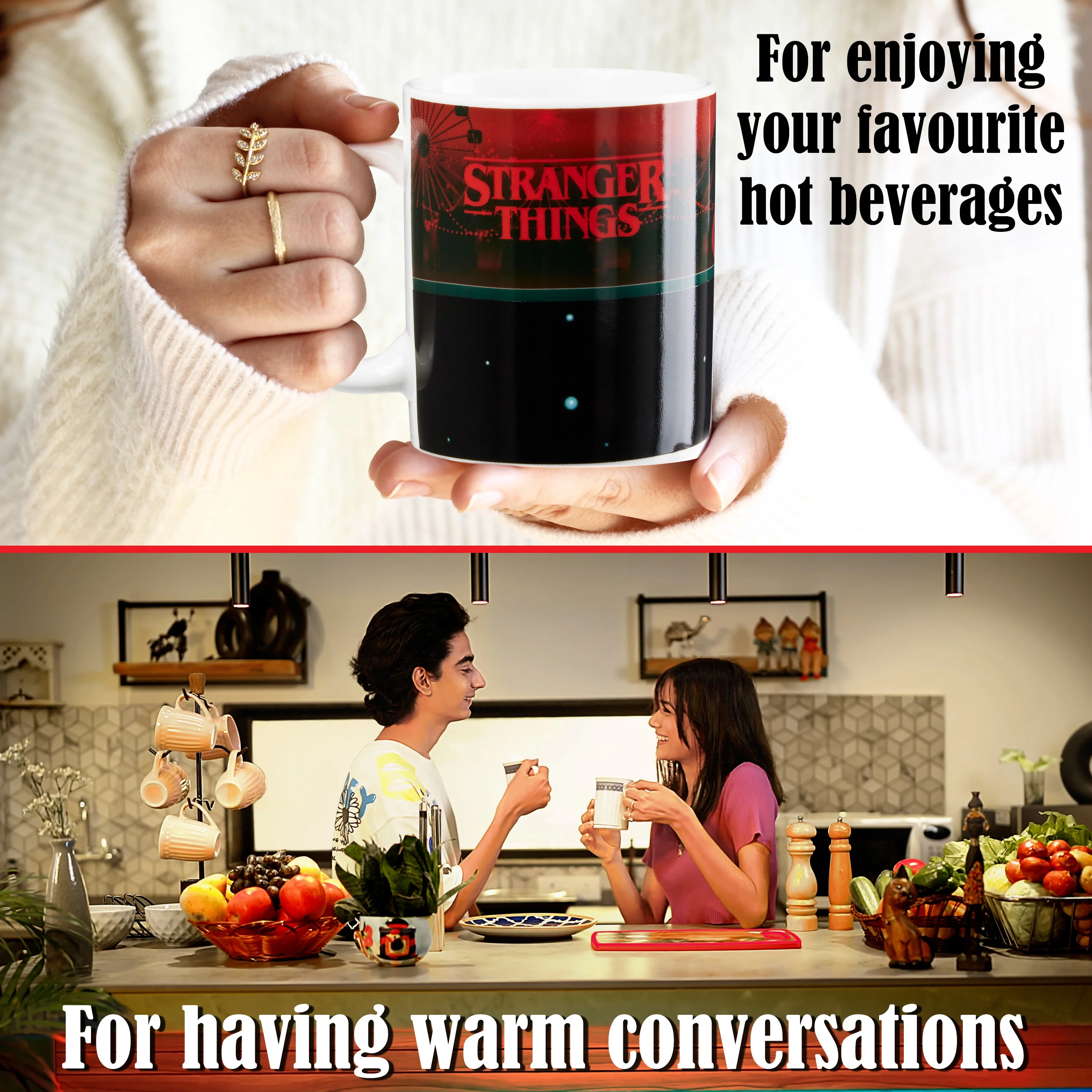 Stranger Things Coffee Mug Adults Teenagers 312ml Ceramic Heat Colour Changing Mug - Image 4