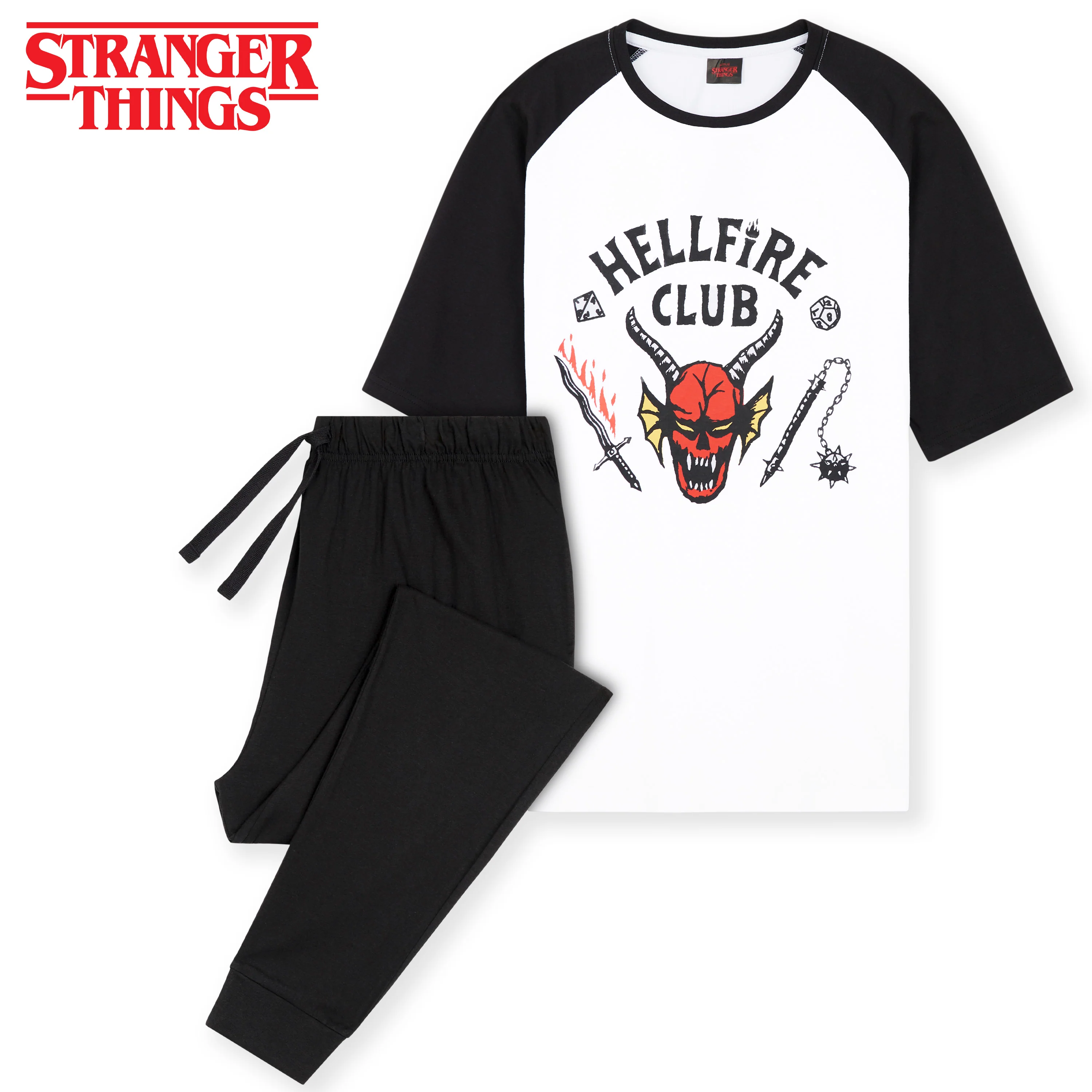 Stranger Things Mens Pyjamas Set - T-Shirt & Long Bottoms Nightwear - Image 4