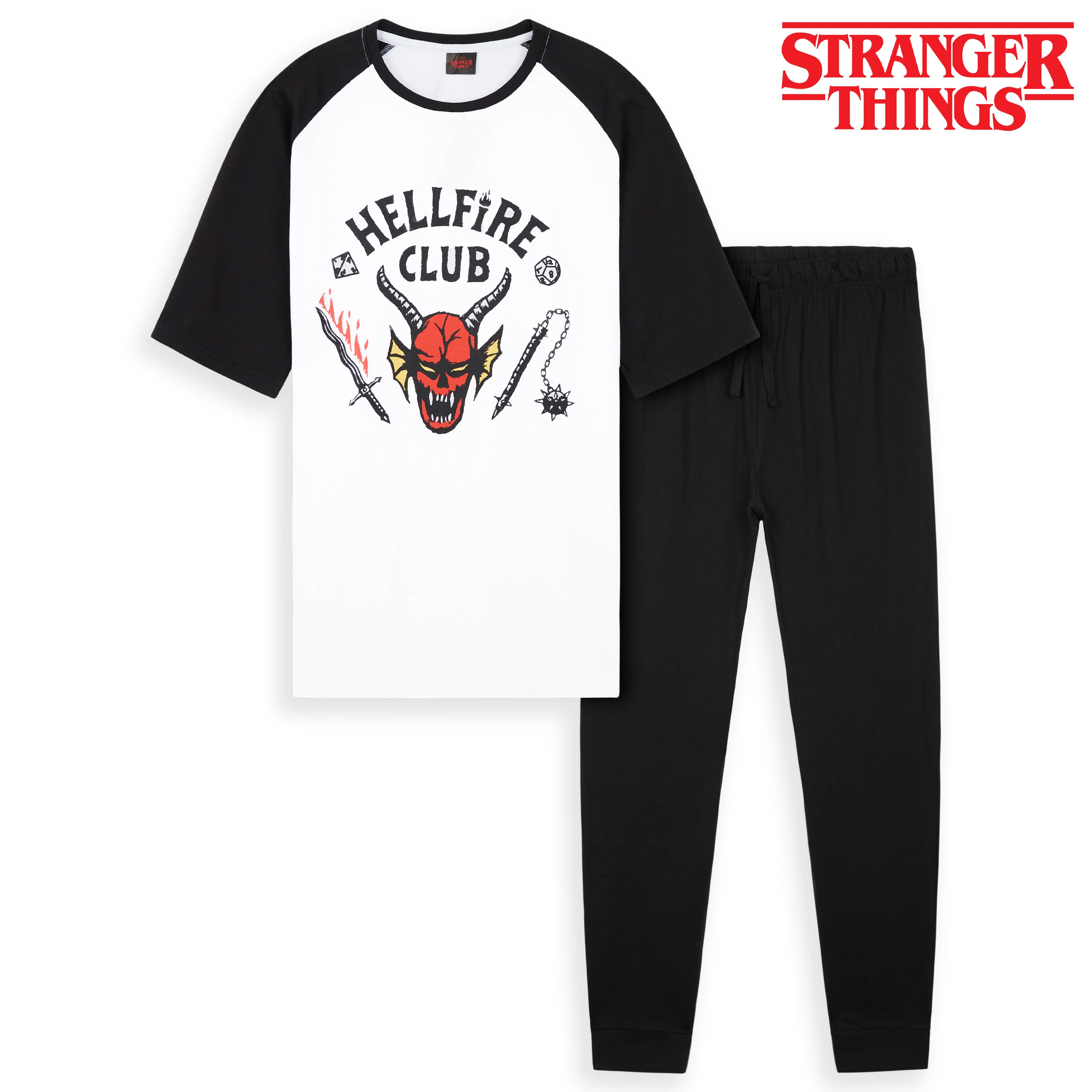 Stranger Things Mens Pyjamas Set - T-Shirt & Long Bottoms Nightwear - Image 5