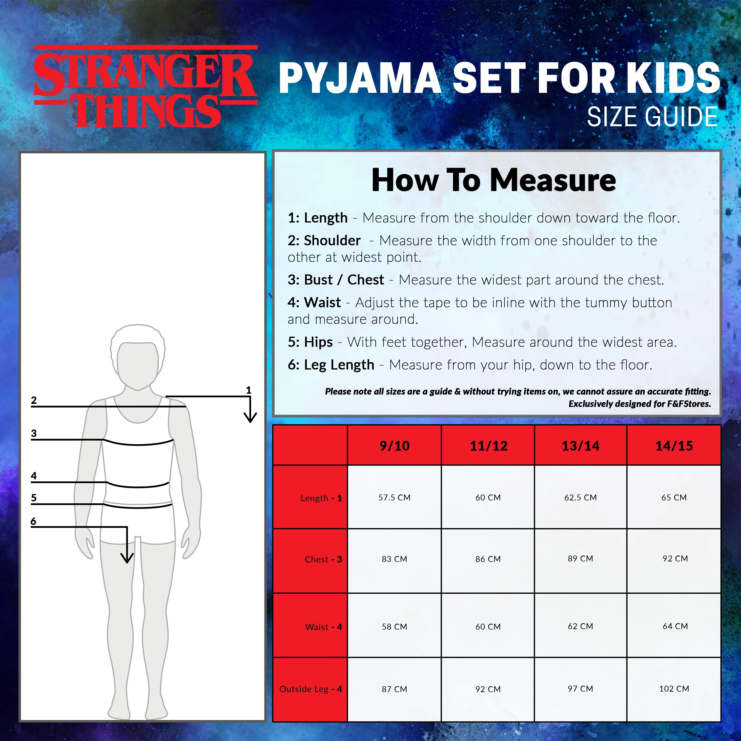 Stranger Things Pyjamas for Kids Teenagers - 2 Piece Long PJs - Image 6