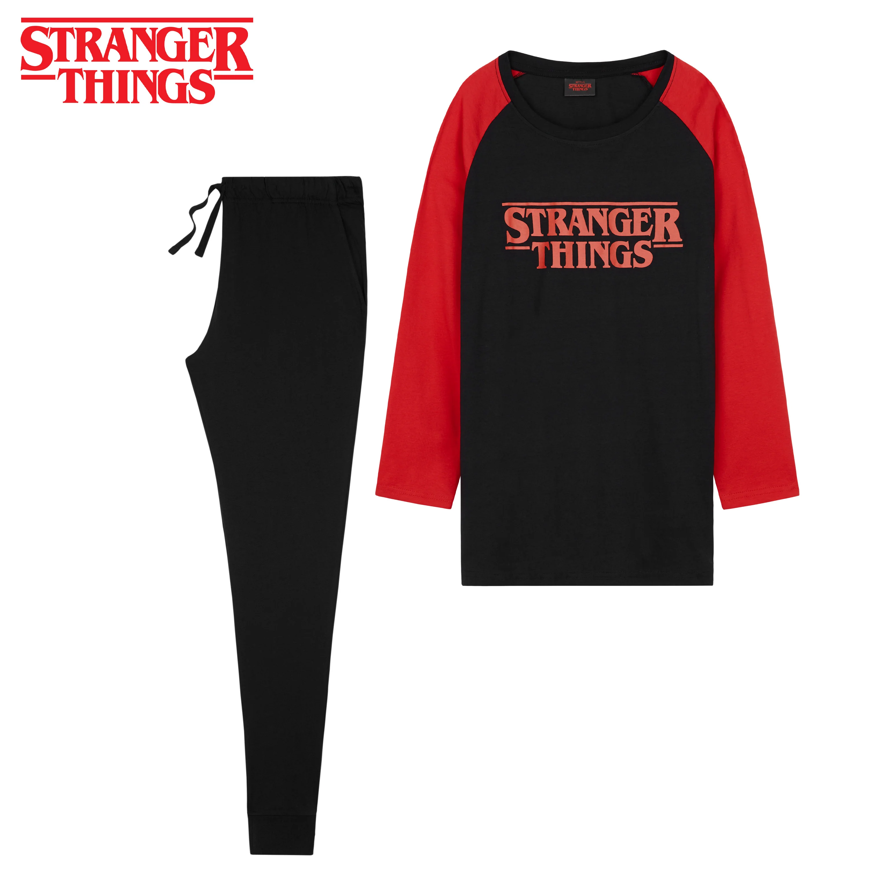 Stranger Things Womens Pyjamas Set - Long Sleeve & Bottoms Nightwear - Image 2