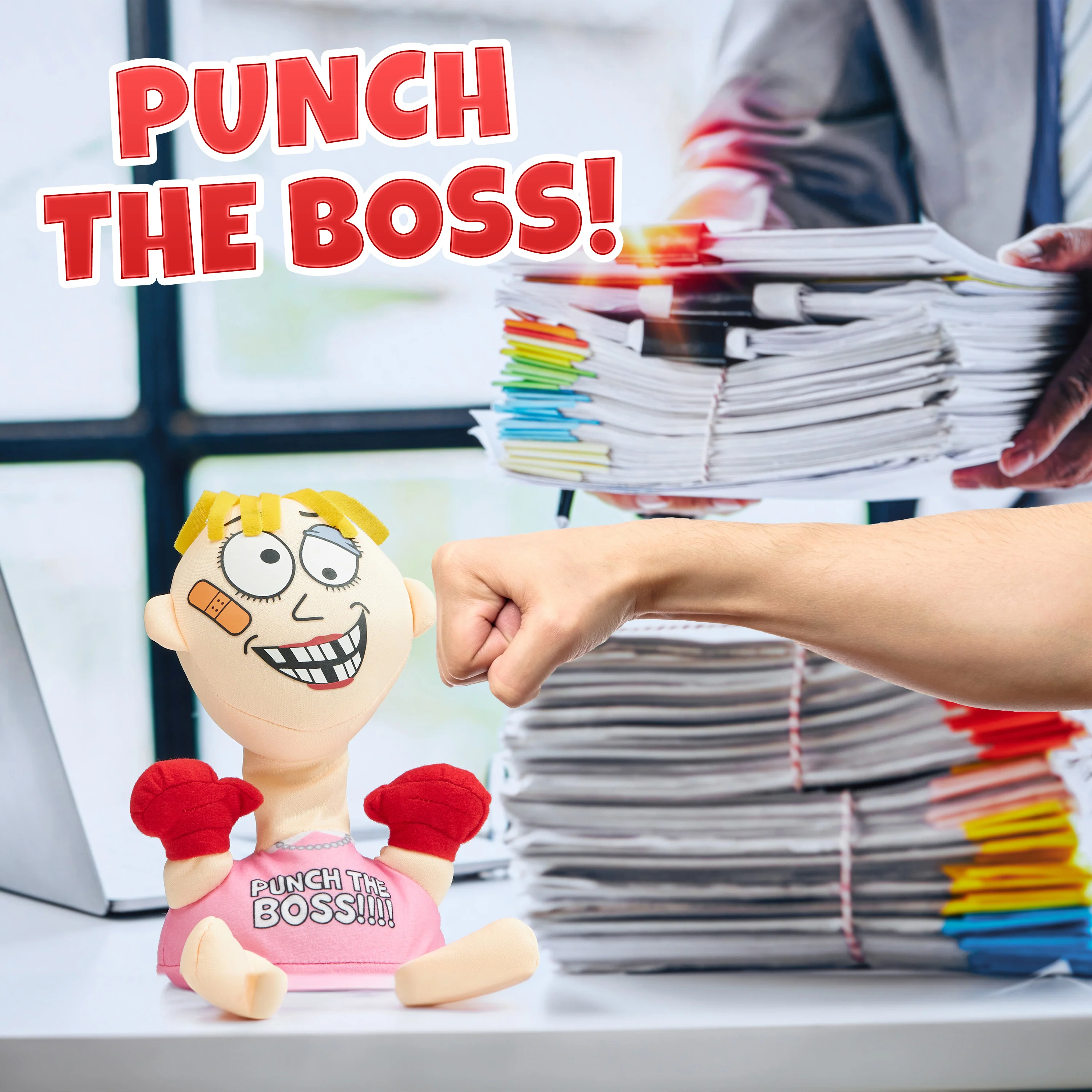 Stress Relief Toys for Adults - Punch The Boss Stress Toy Anger Relief Anti Stress - Image 3