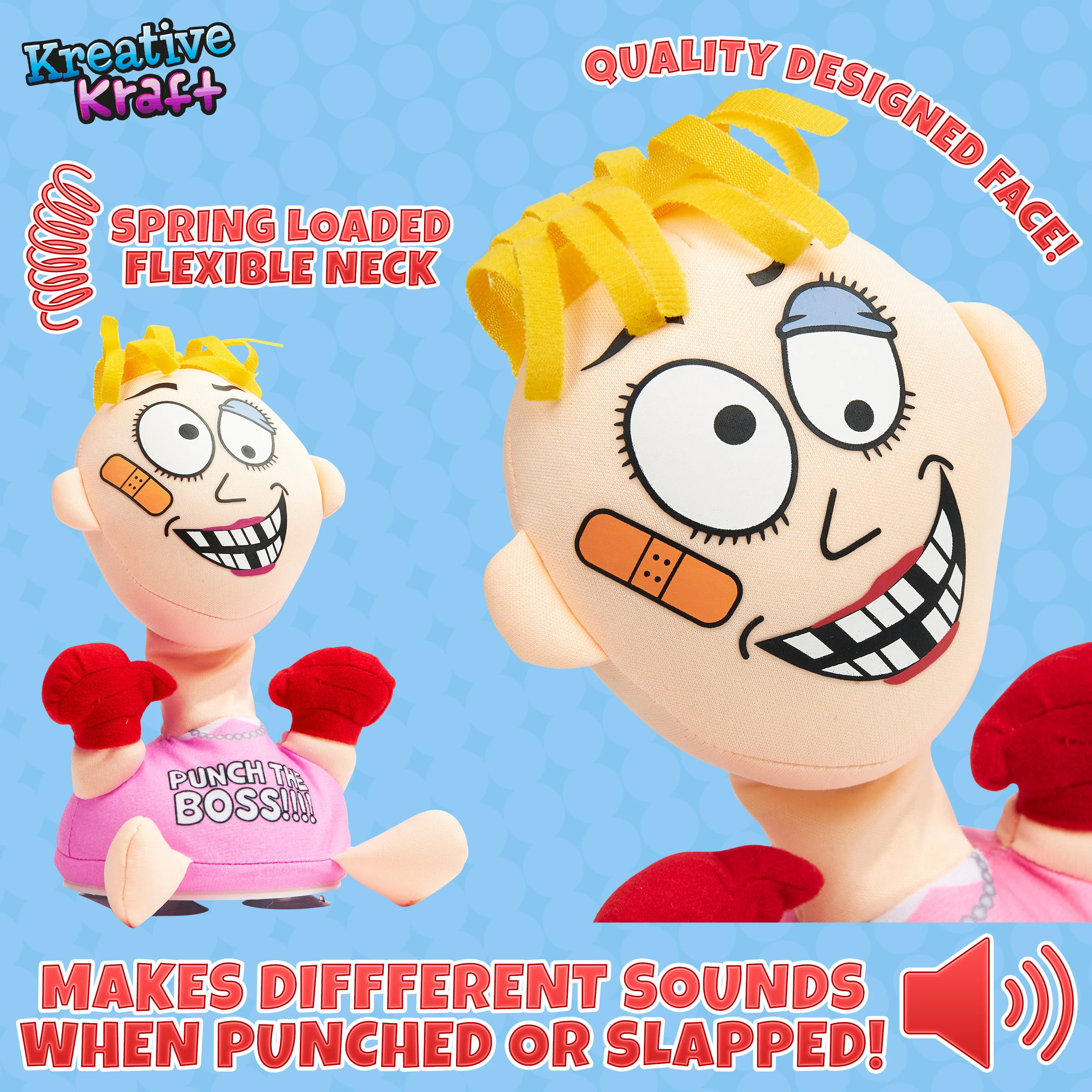 Stress Relief Toys for Adults - Punch The Boss Stress Toy Anger Relief Anti Stress - Image 5
