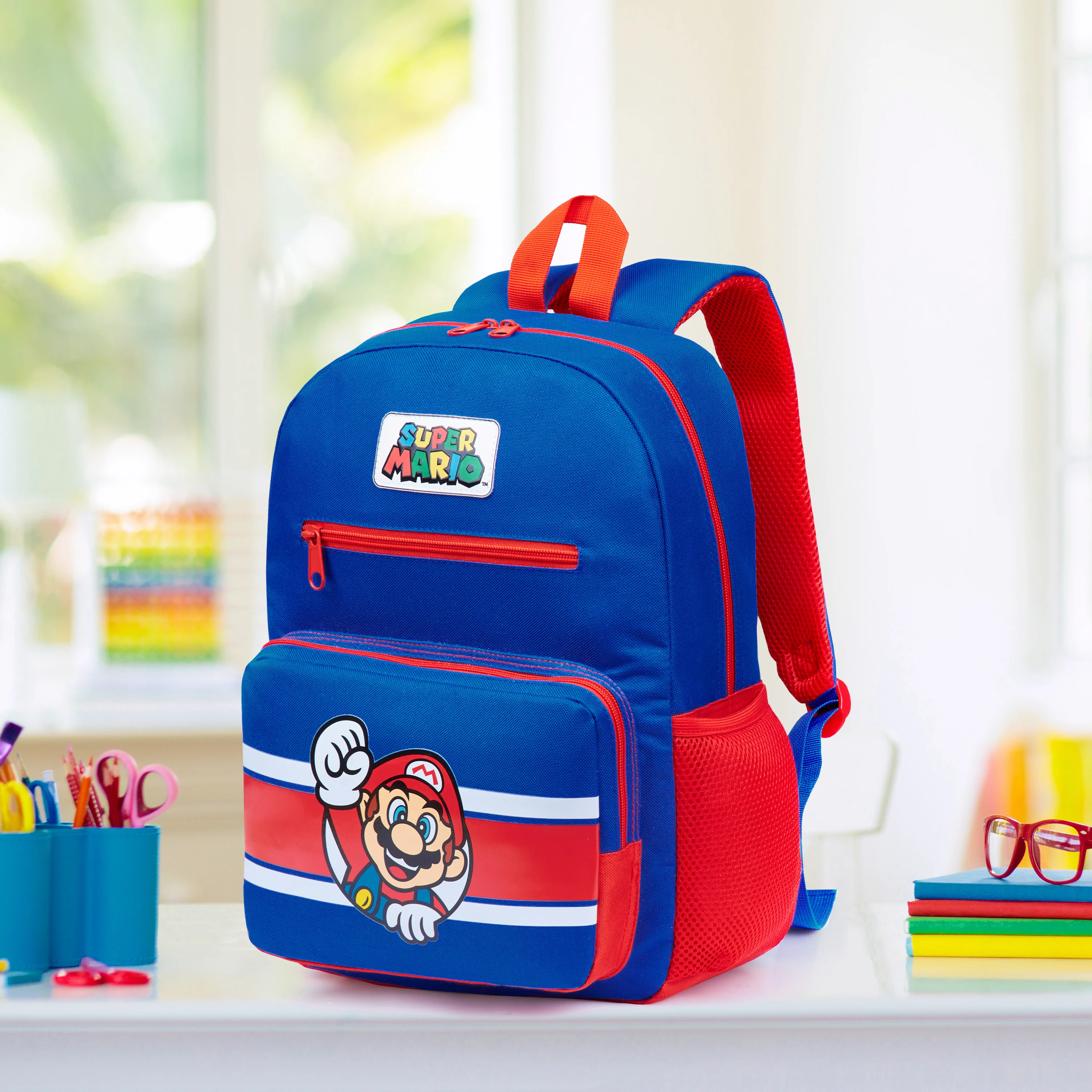 Super Mario Backpack for Kids Boys School Bag Tweens Gamer Rucksack - Image 5