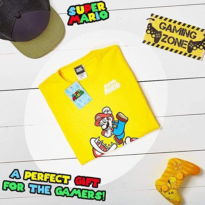Super Mario T Shirt - Short Sleeve T Shirts for Kids - Image 3