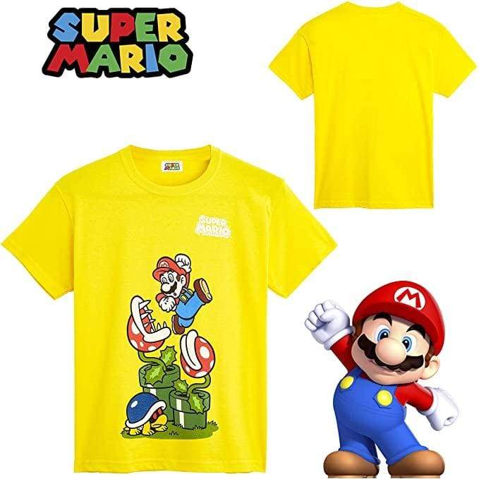 Super Mario T Shirt - Short Sleeve T Shirts for Kids - Image 6