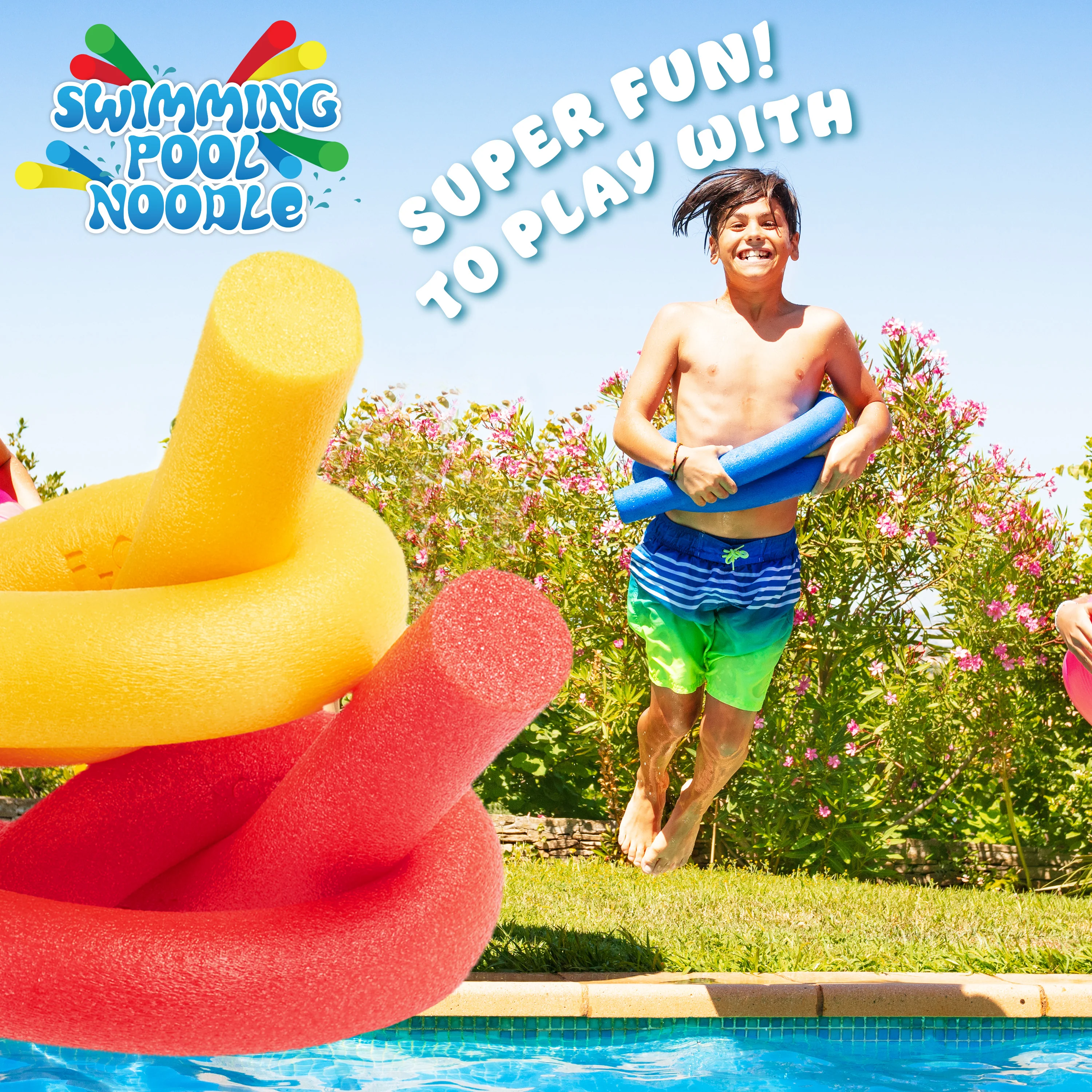 Swimming Pool Noodle for Kids and Adults, 2 Pack - Image 5