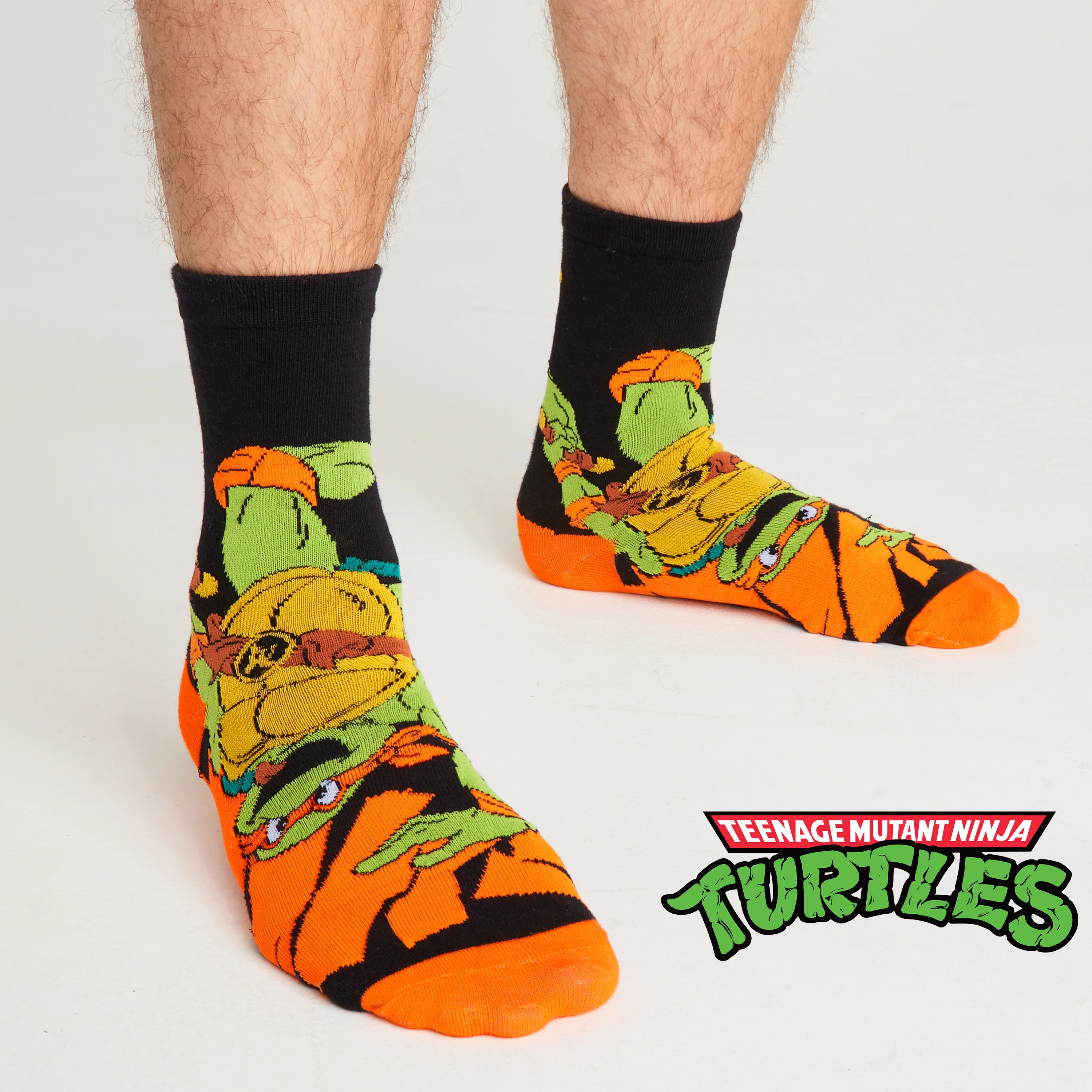Teenage Mutant Ninja Turtles Mens Socks - Pack of 5 Crew Socks for Men - Image 5