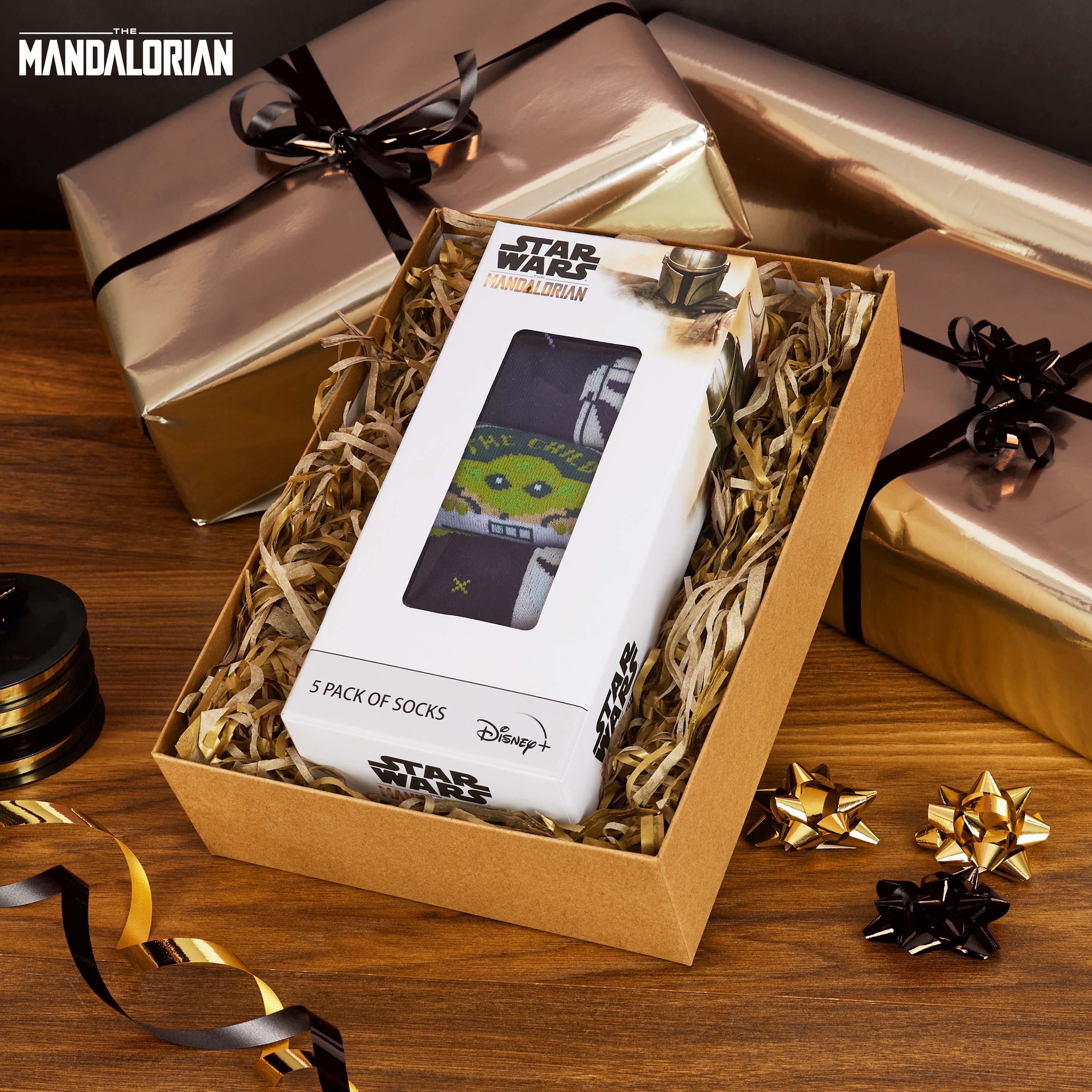 The Mandalorian Mens Socks, 5-Pack Baby Yoda Socks Men, Gifts For Men - Image 4