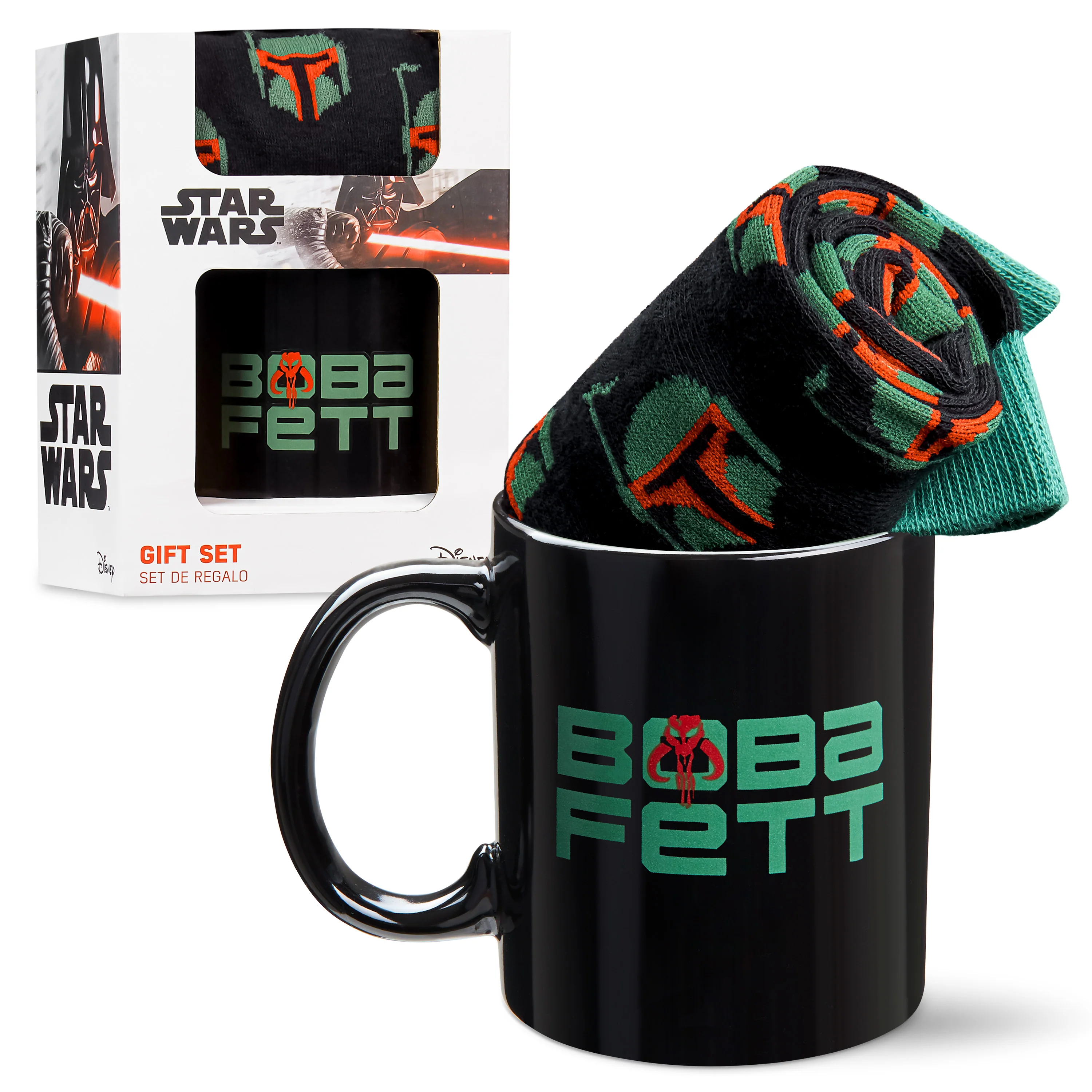 The Mandalorian Mug and Socks Set BOBBA FETT Mug Gift Set