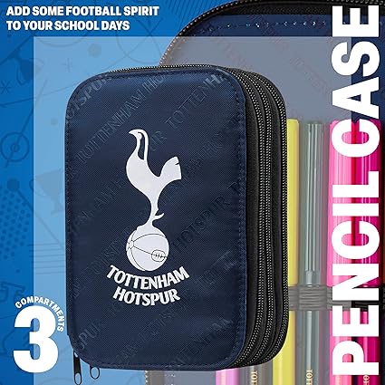 Tottenham Hotspur F.C. Filled Pencil Case, Stationery Set - School Supplies - Image 3