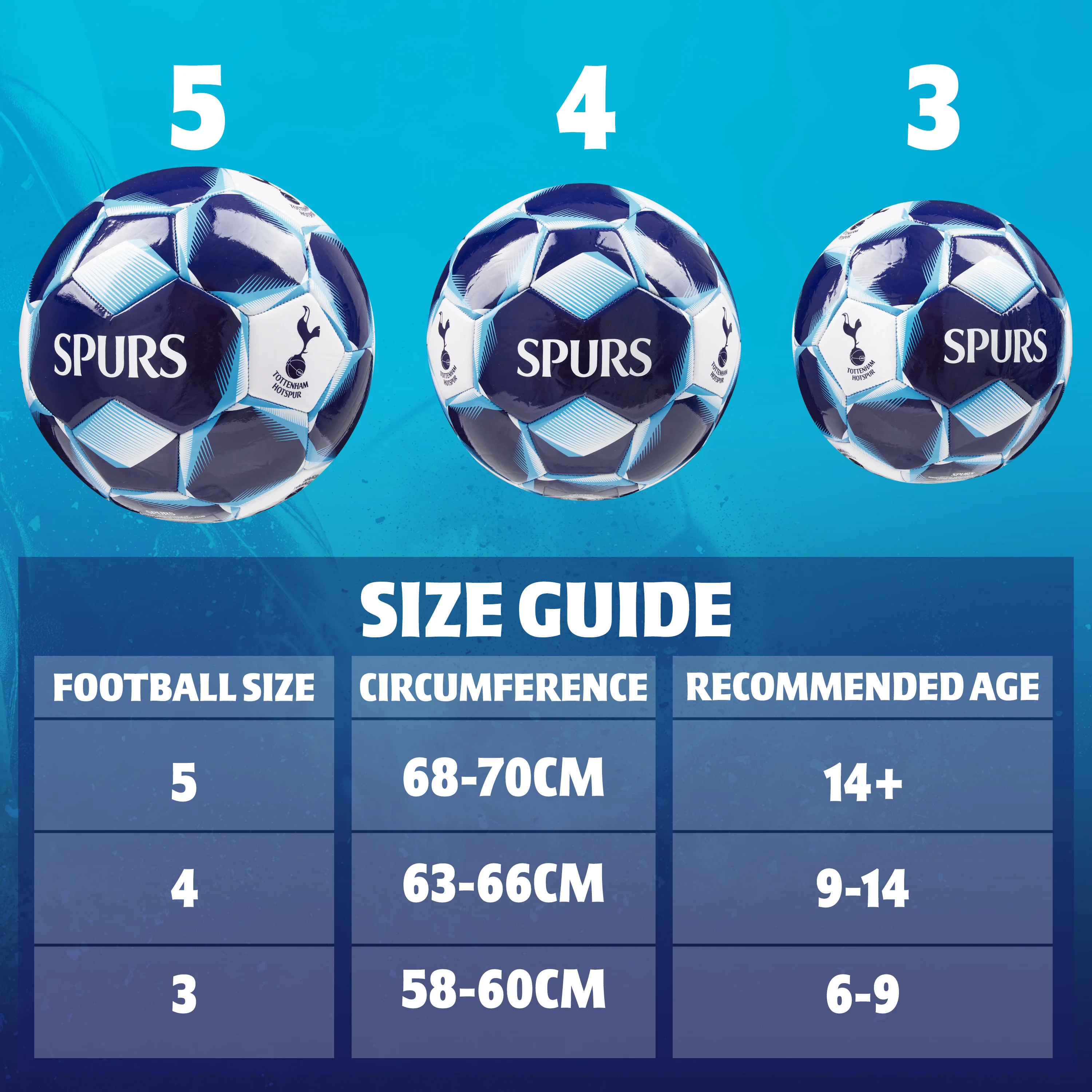 Tottenham Hotspur F.C. Football Soccer Ball for Adults Teenagers Kids Training Football Size 3 - Image 6