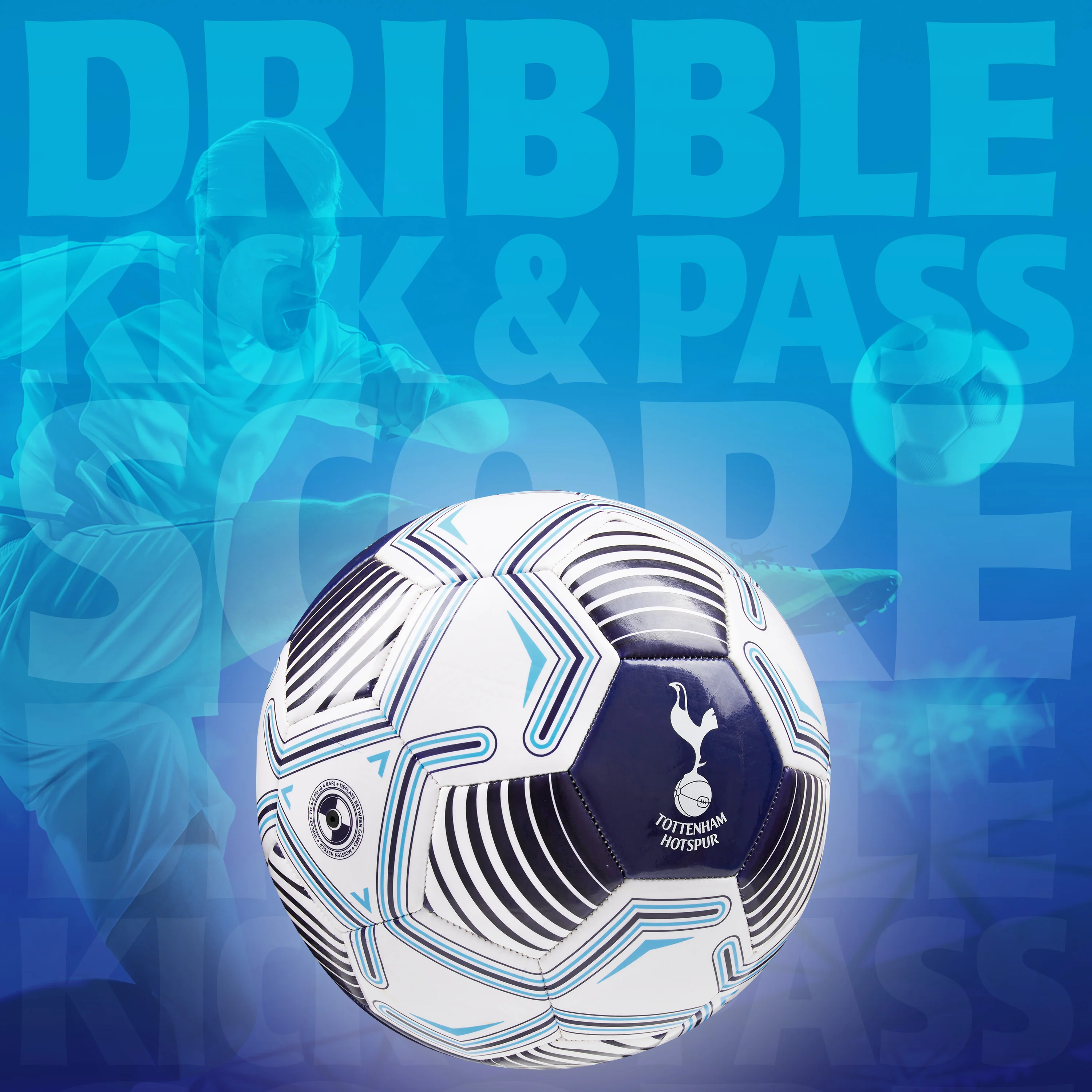 Tottenham Hotspur F.C. Football Soccer Ball for Adults & Teenagers - Size 4 - Image 3