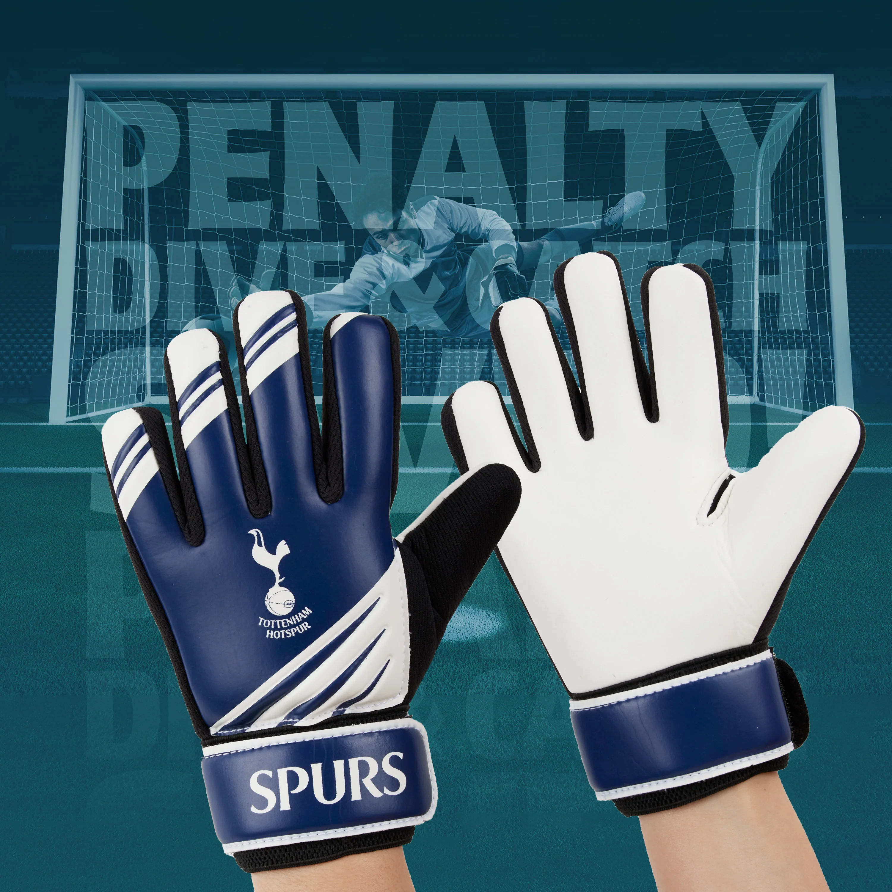 Tottenham Hotspur F.C. Goalkeeper Gloves for Kids - Size 5 - Image 3