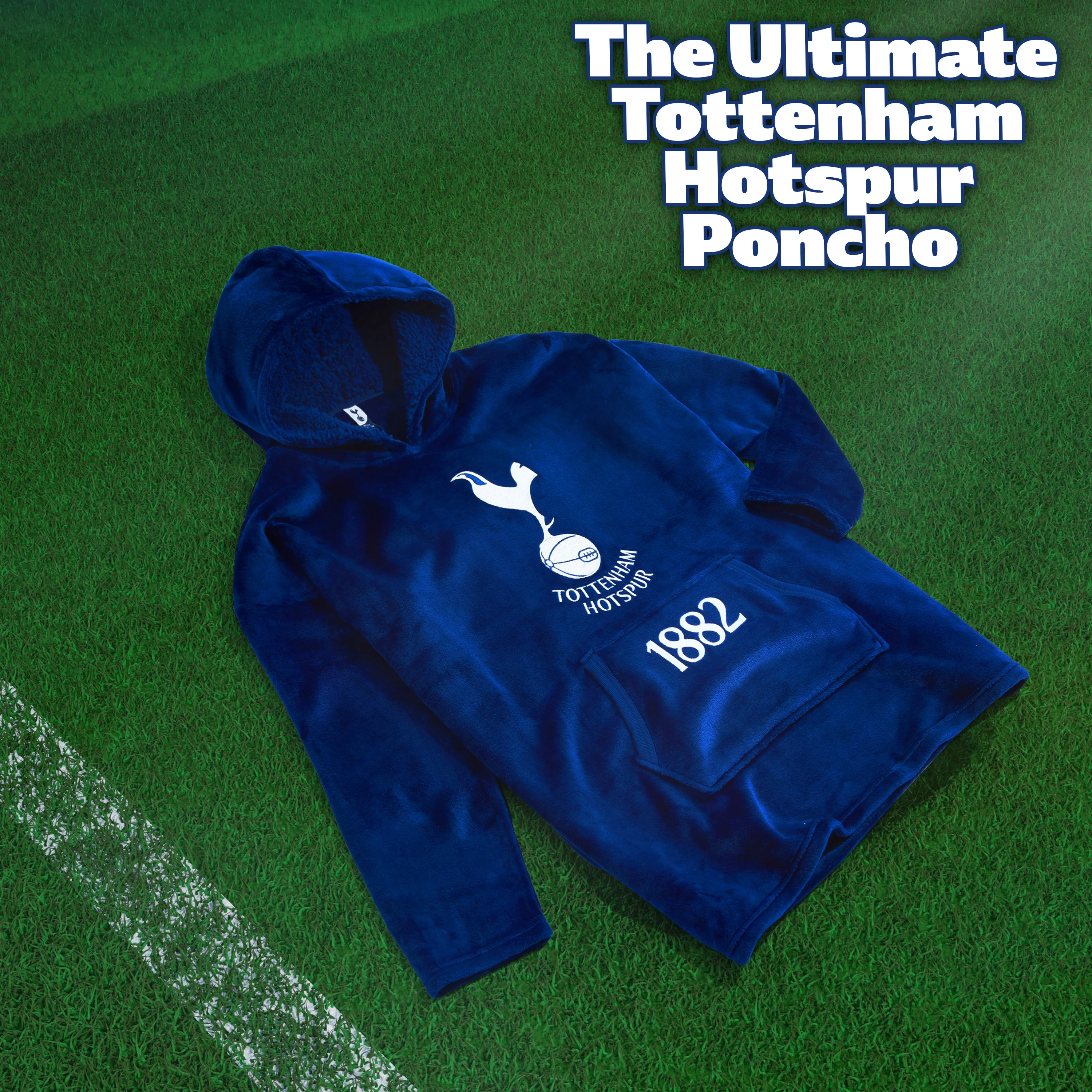 Tottenham Hotspur F.C Mens Hoodies, Fleece Oversized Hoodie Blanket, Football Gifts - Image 3