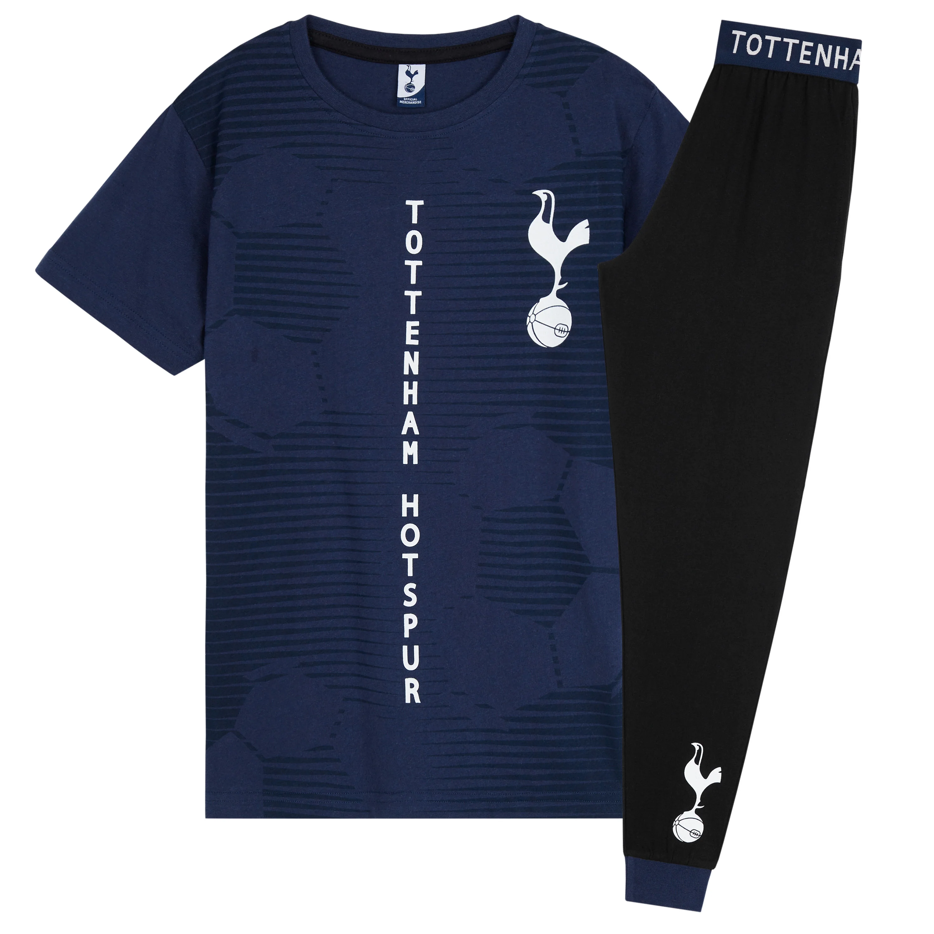Tottenham Hotspur FC Boys Pyjamas Set - NAVY & BLACK - Image 4
