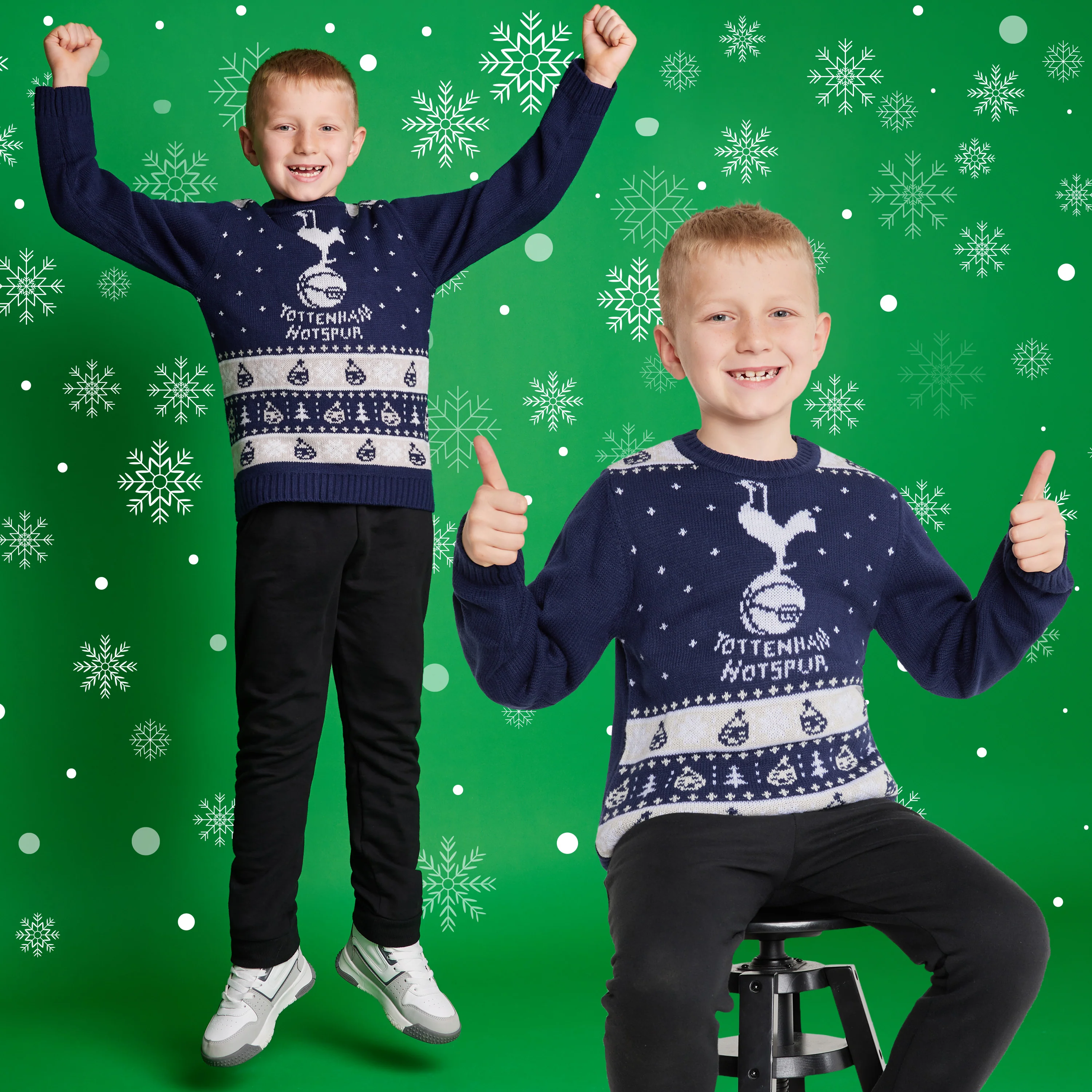 Tottenham Hotspur FC Christmas Jumper for Kids & Teenagers - Image 5