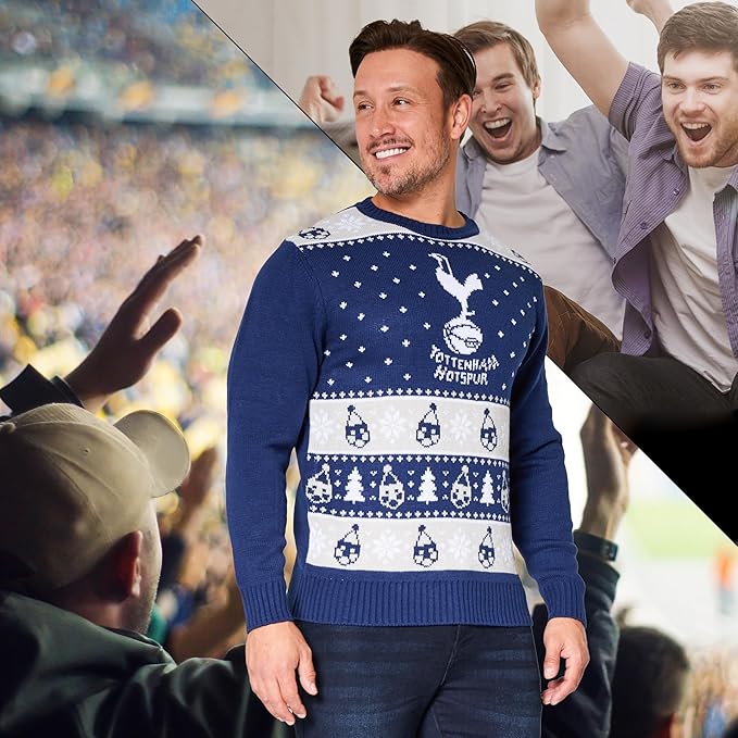 Tottenham Hotspur FC Christmas Jumpers for Men & Teenagers - Image 2