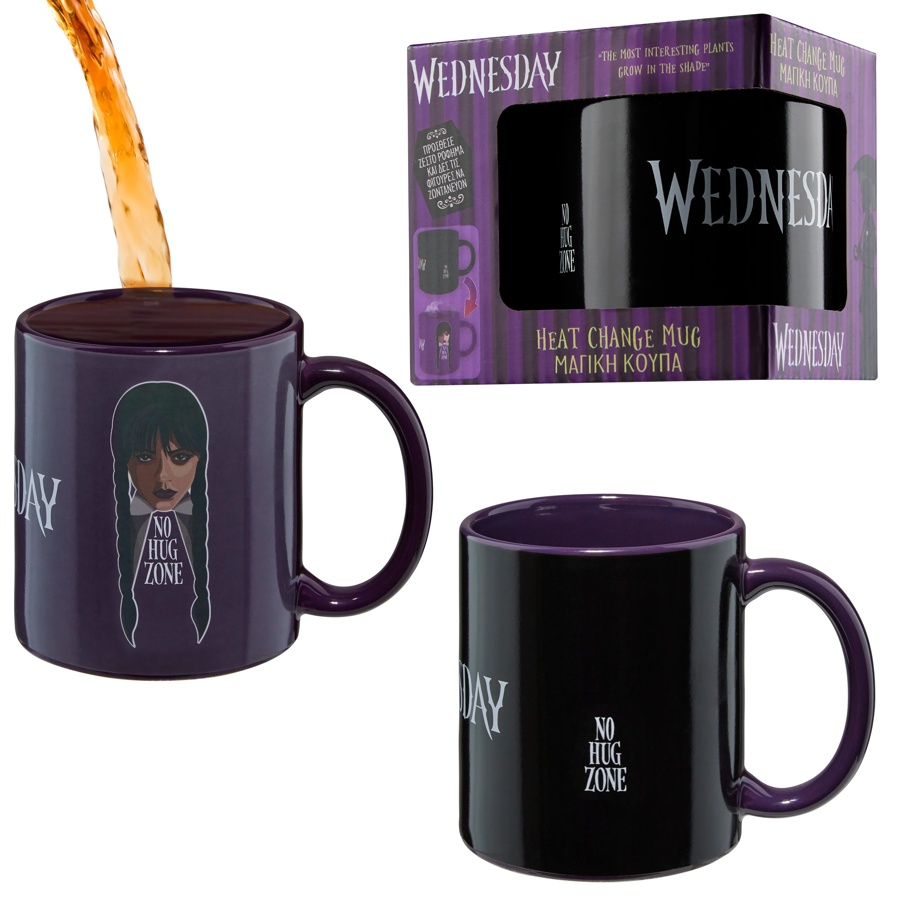 Wednesday Coffee Mug for Women & Teens - 320ml Ceramic Heat Colour Changing Mug
