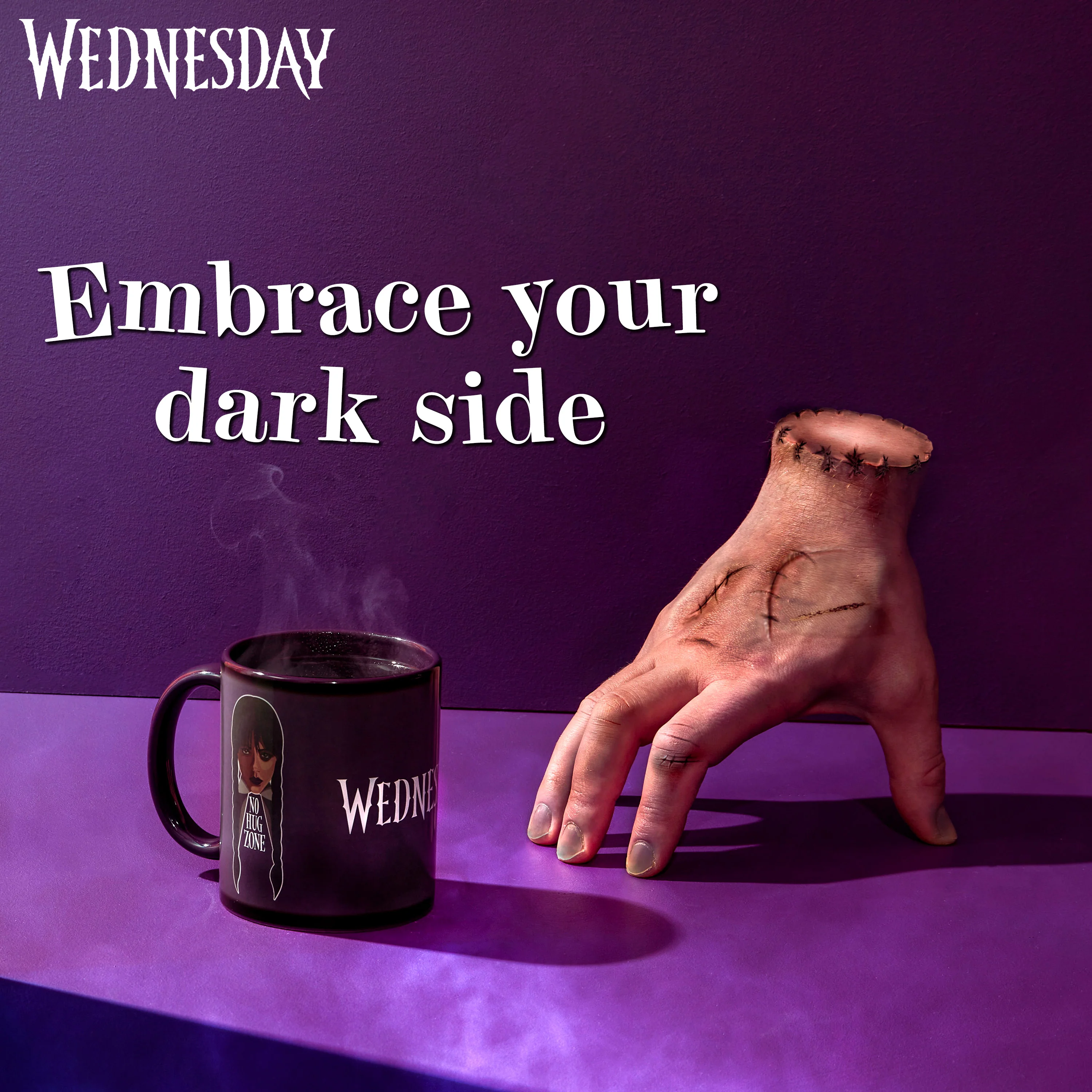 Wednesday Coffee Mug for Women & Teens - 320ml Ceramic Heat Colour Changing Mug - Image 2