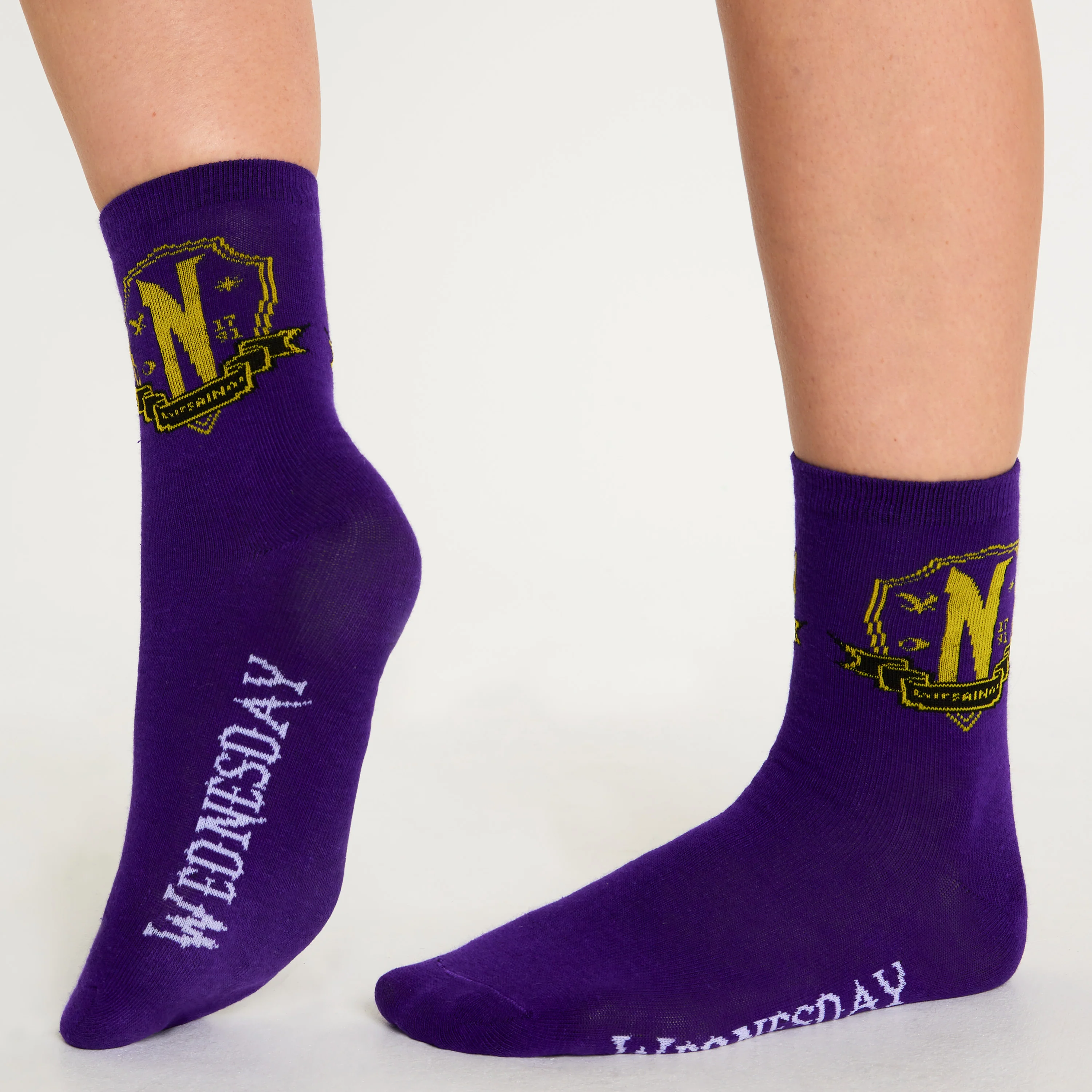 Wednesday Girls Socks - 5 Pack of Ankle Socks - Image 2