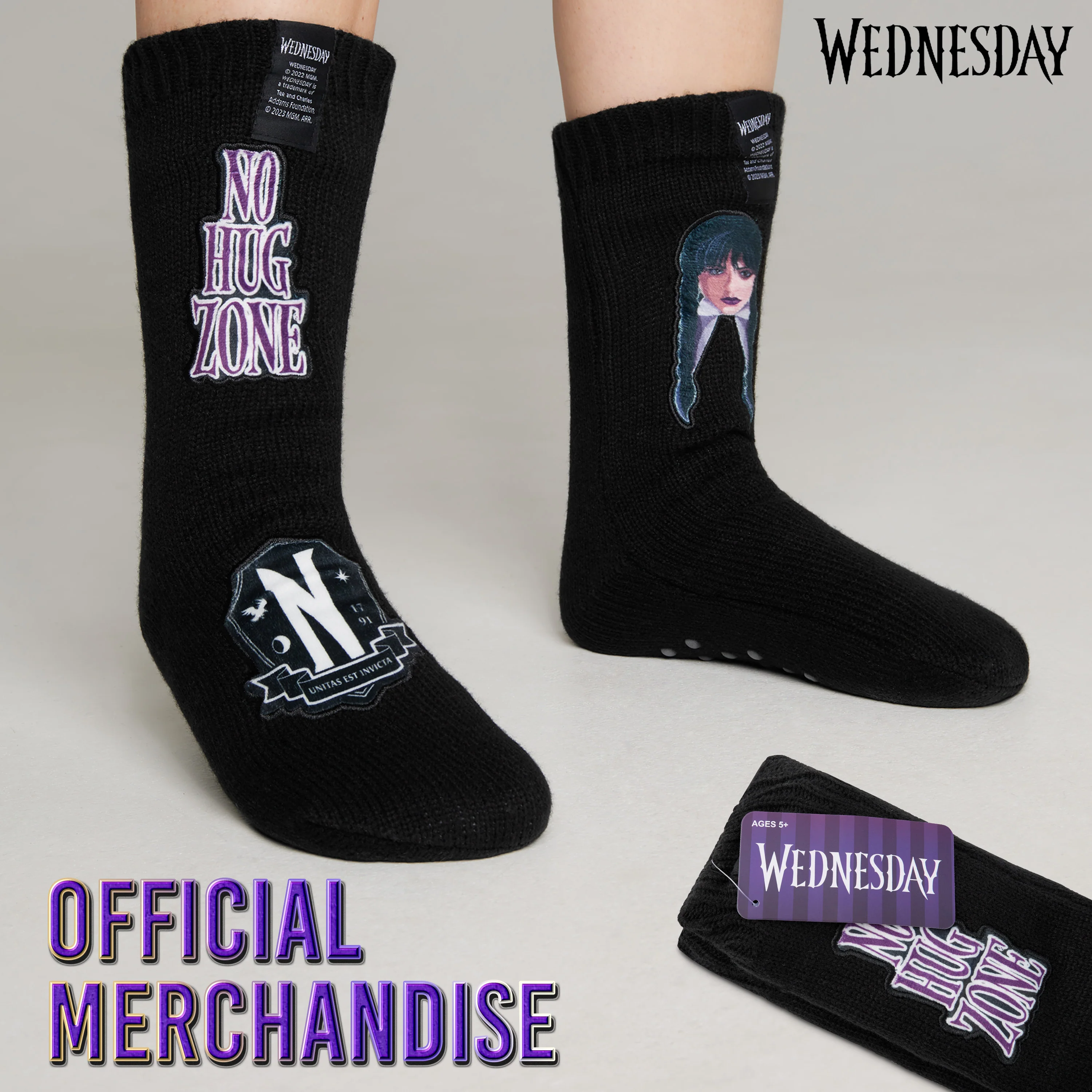 Wednesday Slipper Socks for Women and Teenagers - Image 6