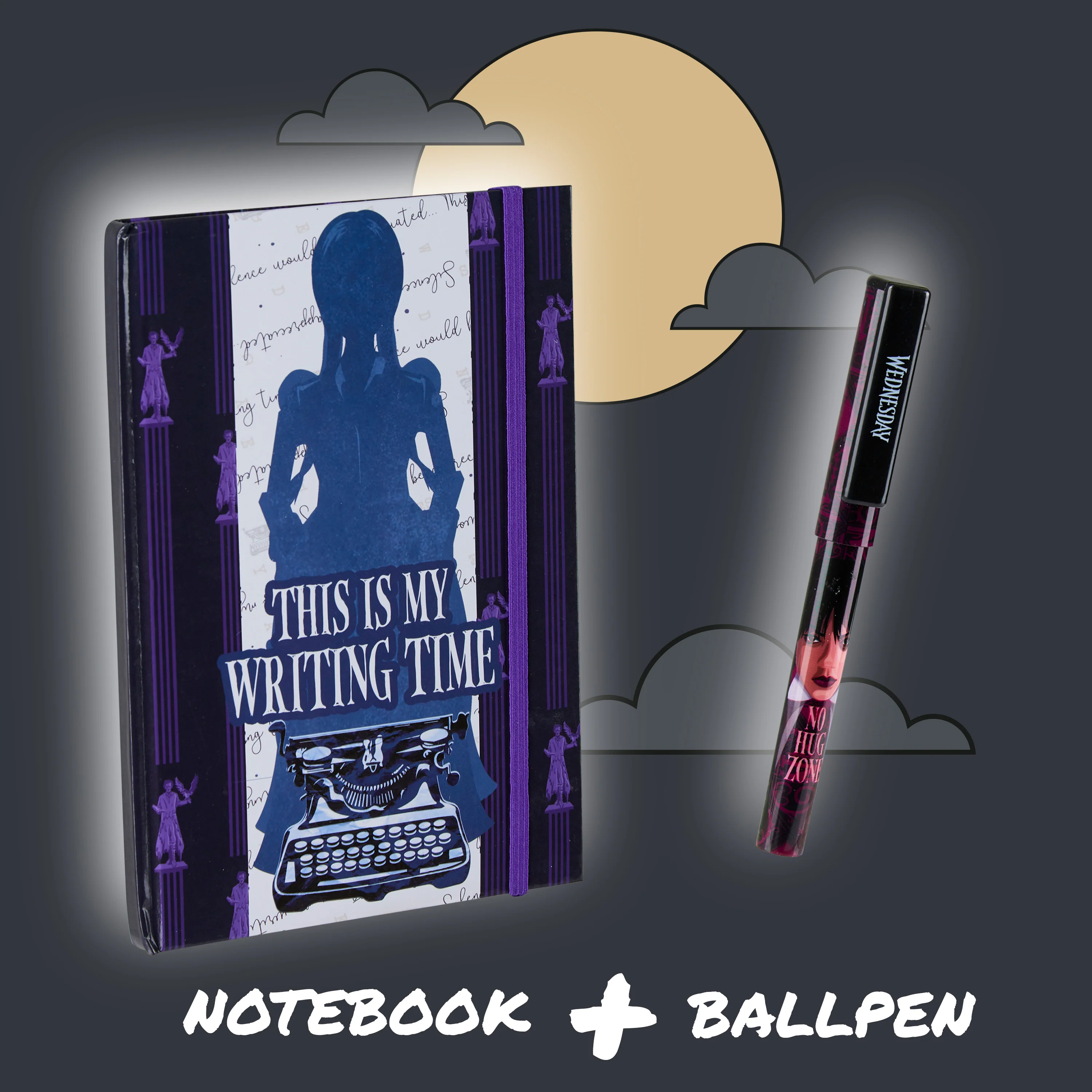 Wednesday Stationery Set for Girls - A5 Journal and Ballpoint Pen Set - Image 3
