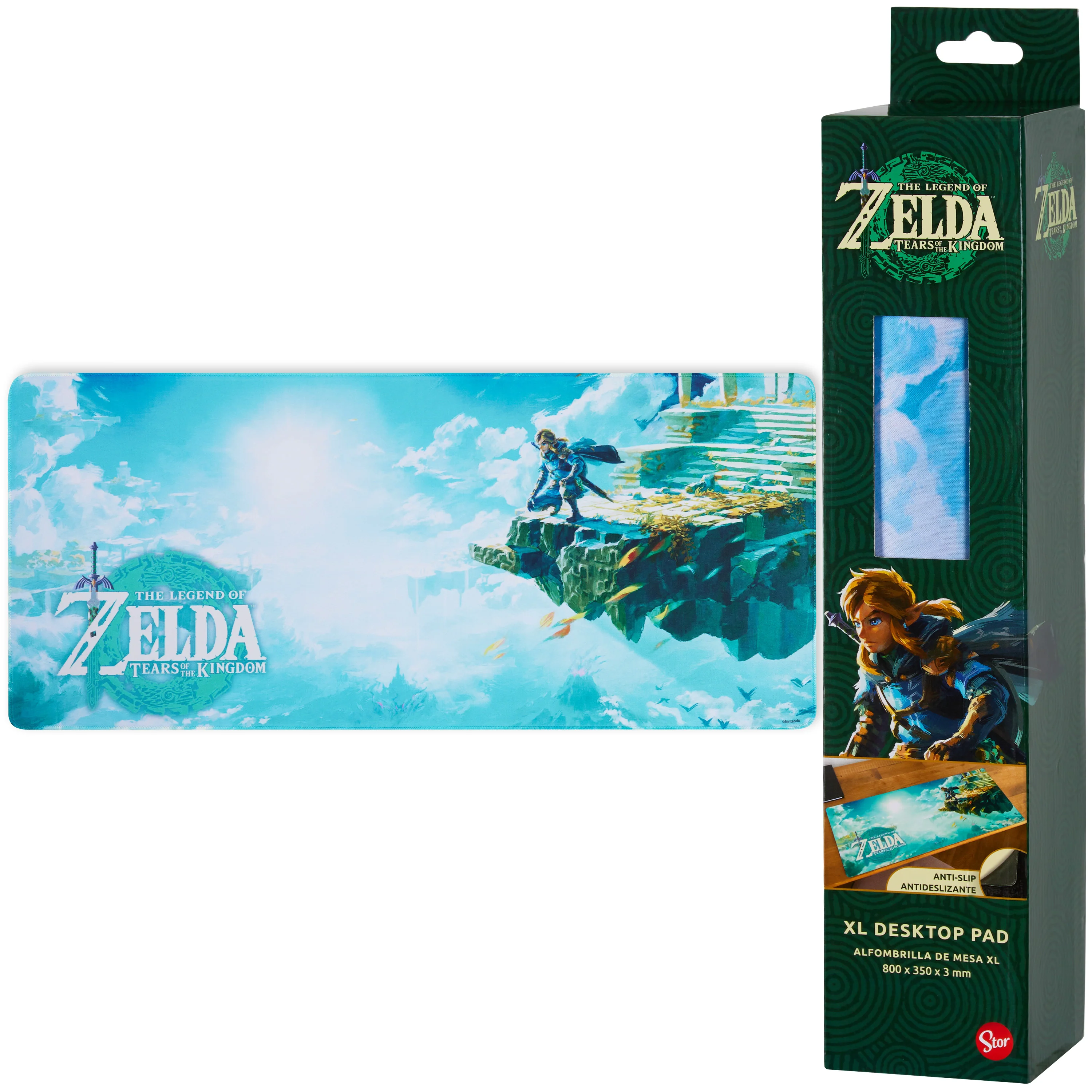 ZELDA Gaming Mouse Pad Large Desk Mat 80 x 35cm Desk Protector Mat for PC Laptop Keyboard Non Slip Home Office Desk Accessories Gamer Gifts
